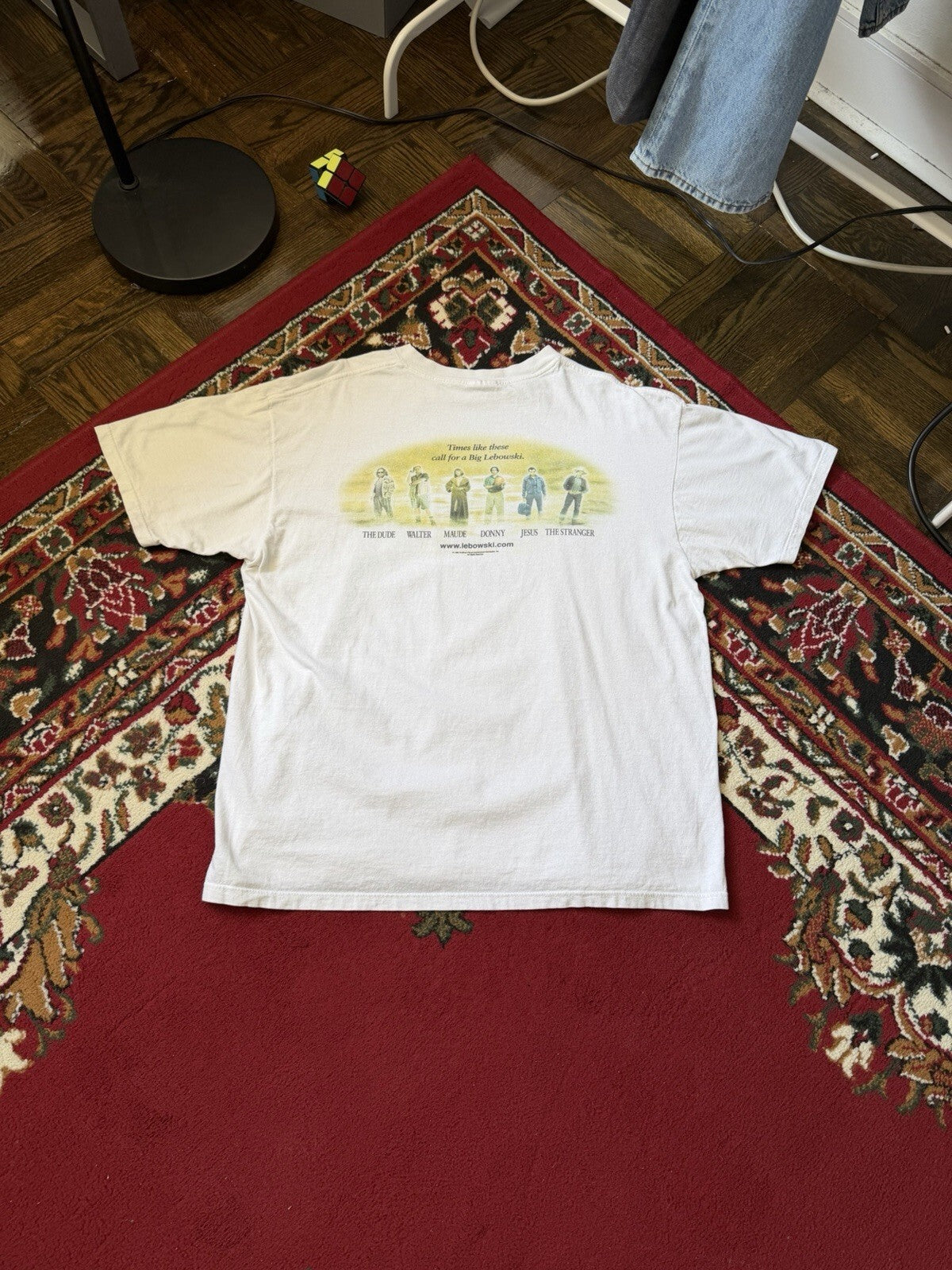 THE BIG LEBOWSKI Dude (1998) Vintage Promo T-Shirt Extremely Rare XL 90s