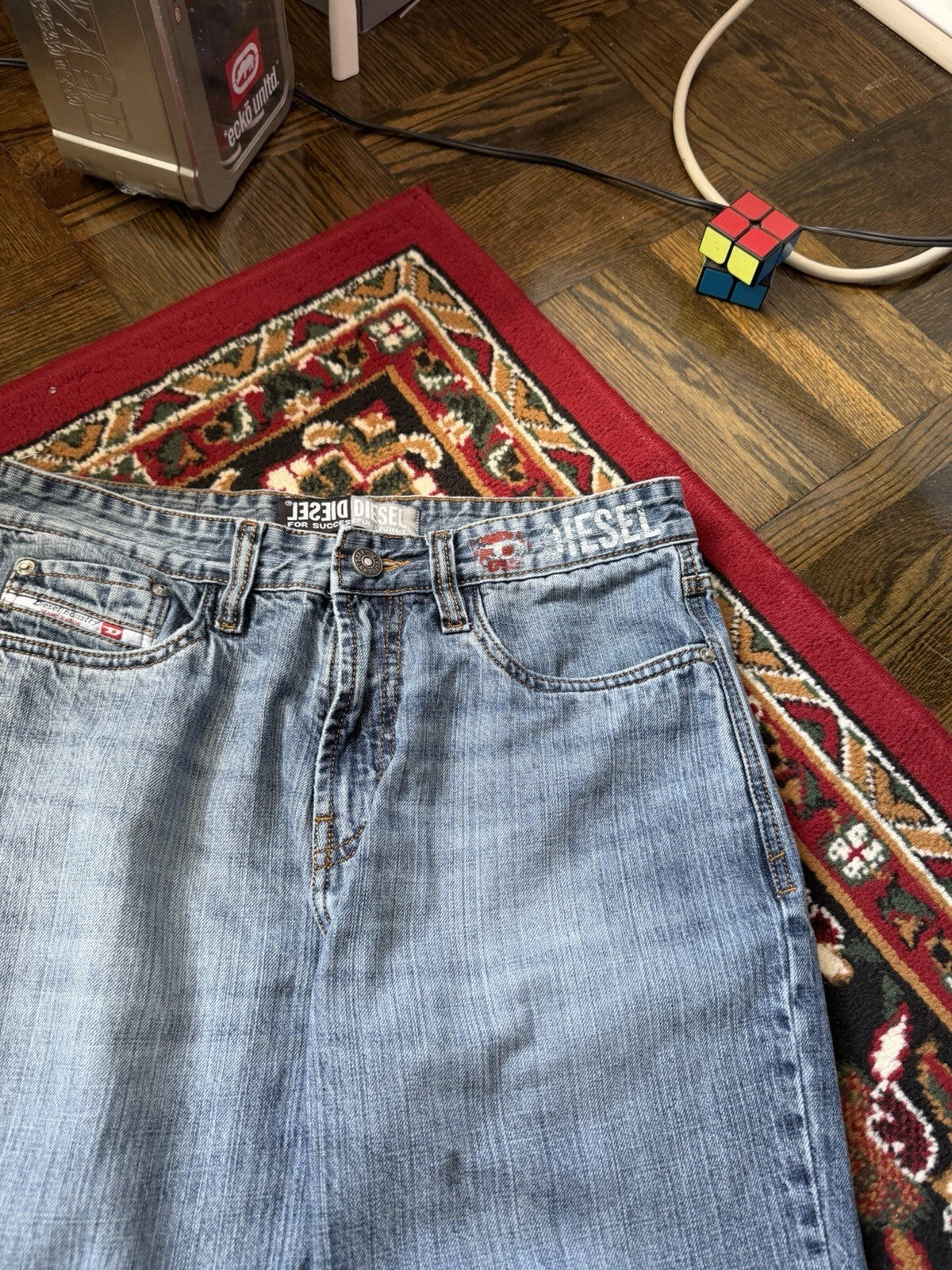 Diesel Washed Jeans Bootcut Jeans Size 34 Flared