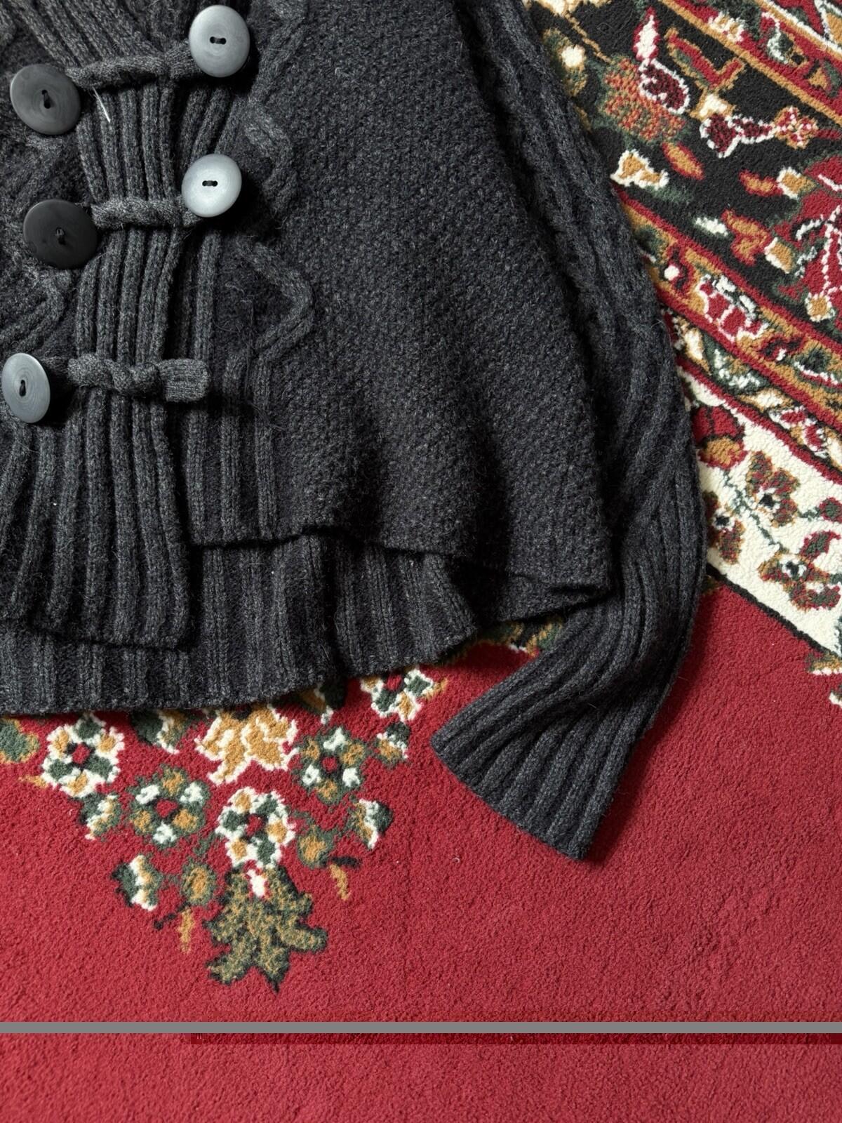 Vintage Arancrafts Ireland Cable Knit Wool Cardigan Sweater Size L Womens