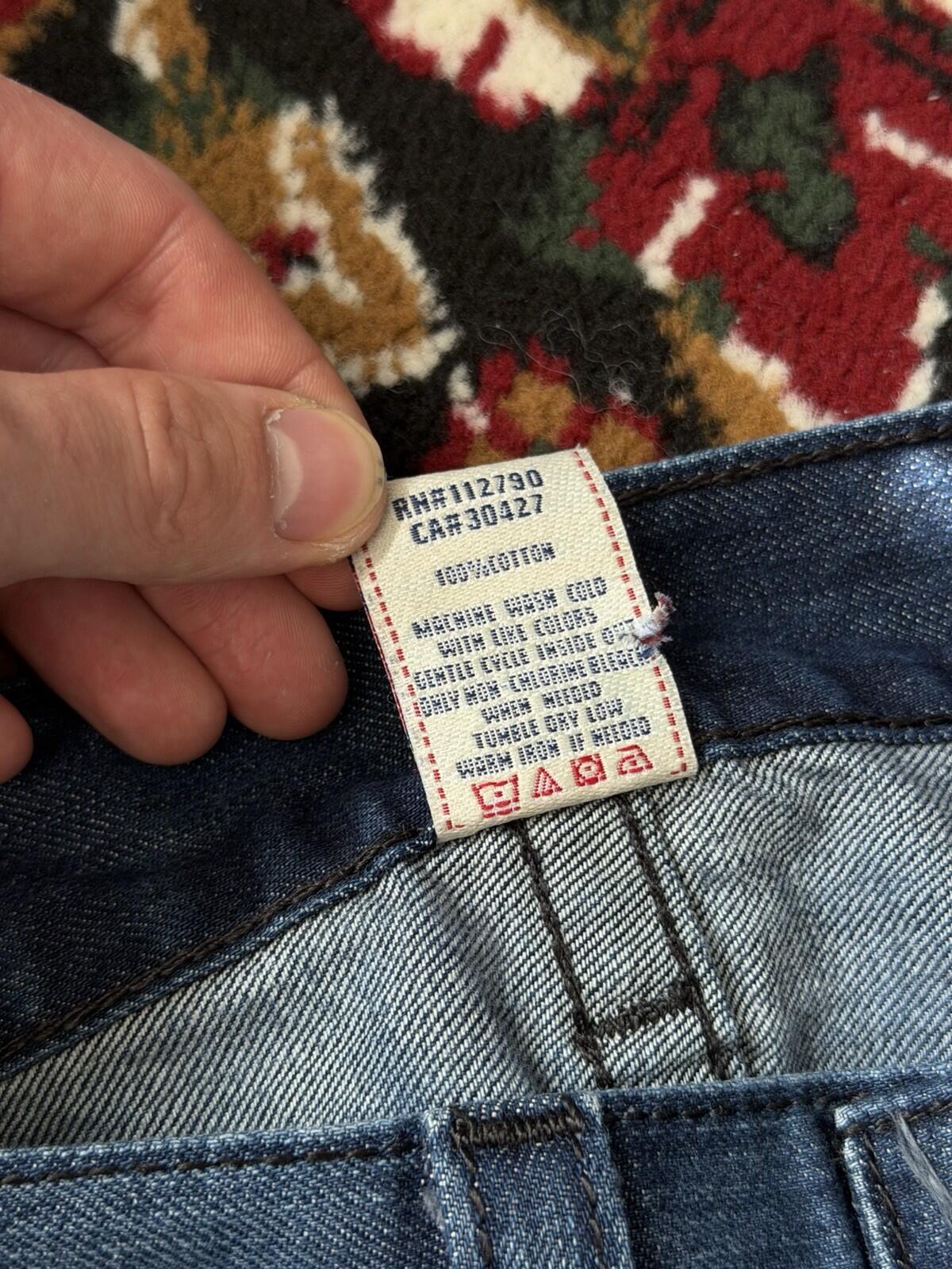 Y2K True Religion Studded Skinny Vintage Jeans Made In USA Size 32