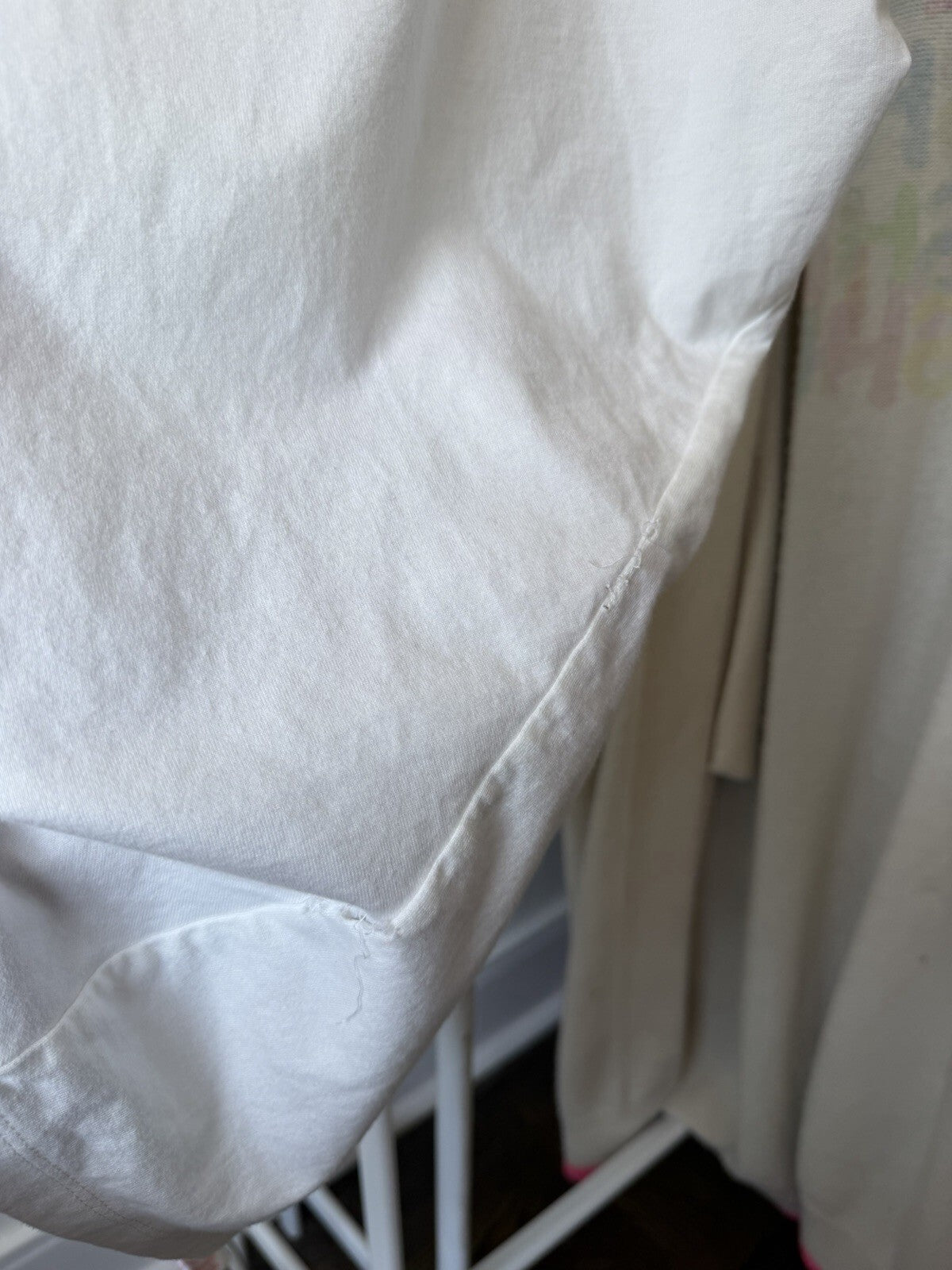 JULIUS Draped SS 2023 White Graphic Shirt Leaked Tee