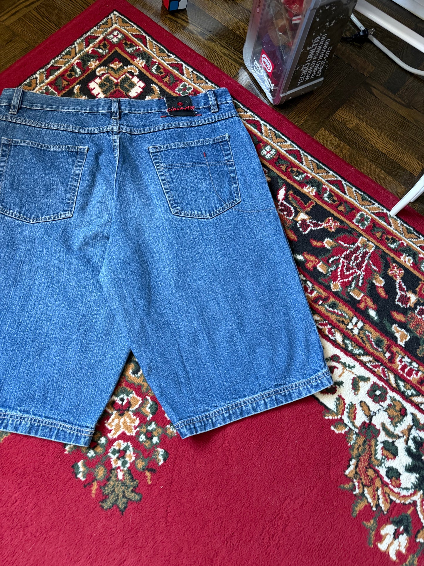 Y2K Fubu Circa Baggy Denim Shorts - Jorts