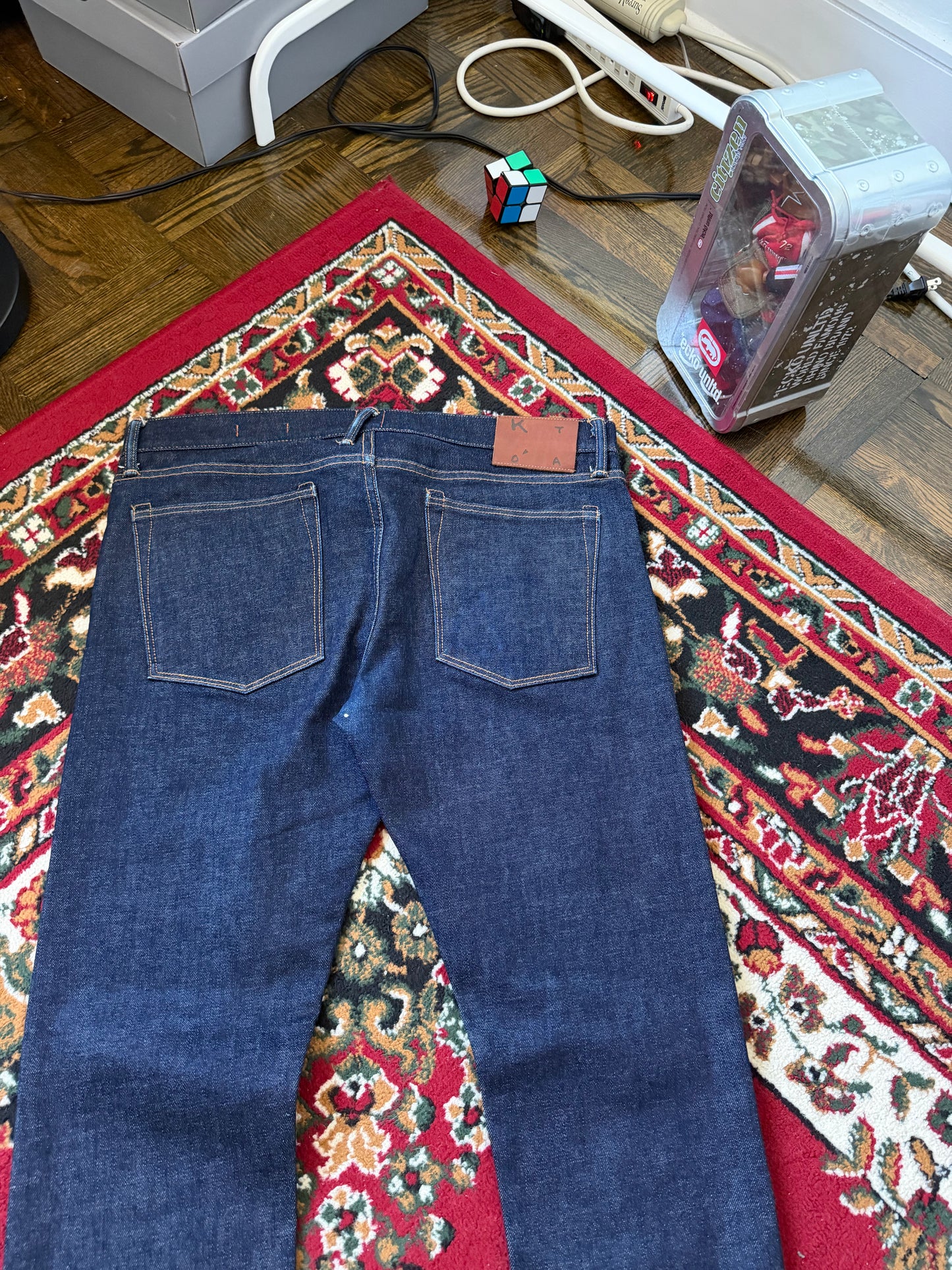 Kato By Hiroshi Kato The Needle Skinny Raw Denim Selvedge Jeans