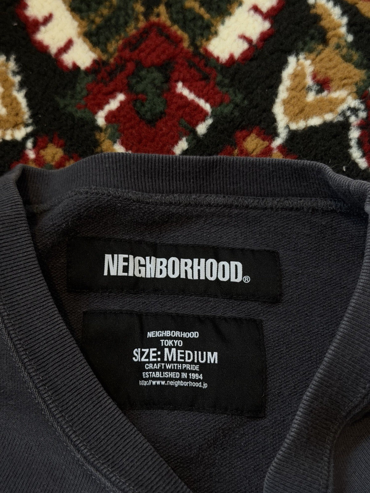 Neighborhood Japan Light-S Cargo Pockets Sweatshirt Size M Made In Japan