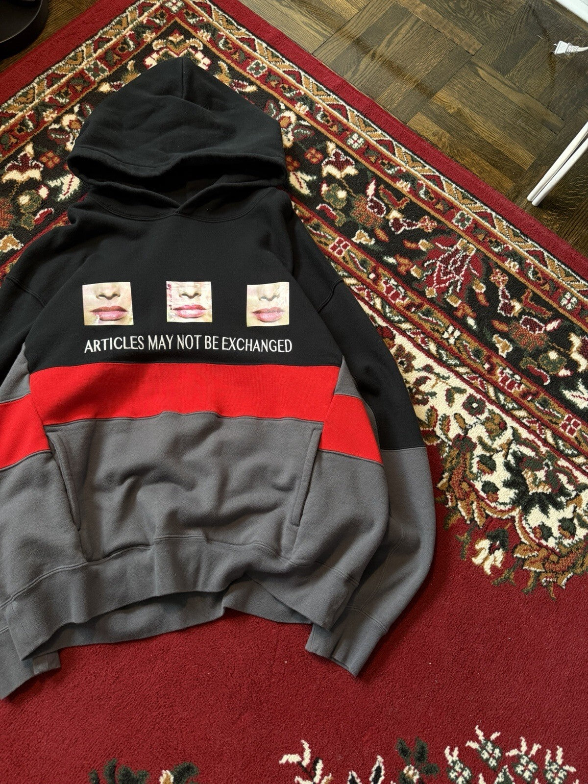 Cav Empt Policy "Articles May Not Be Exchanged" Heavy Hoodie - Size XL
