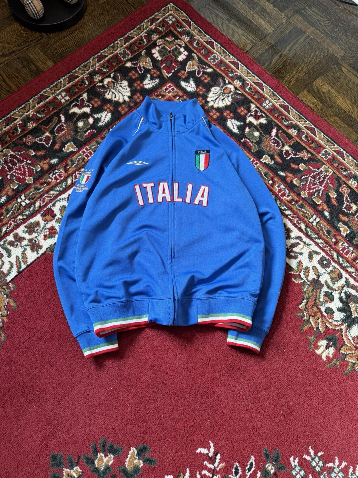 Vintage Umbro Italy 2006 World Champion Zip Up Track Jacket Italia