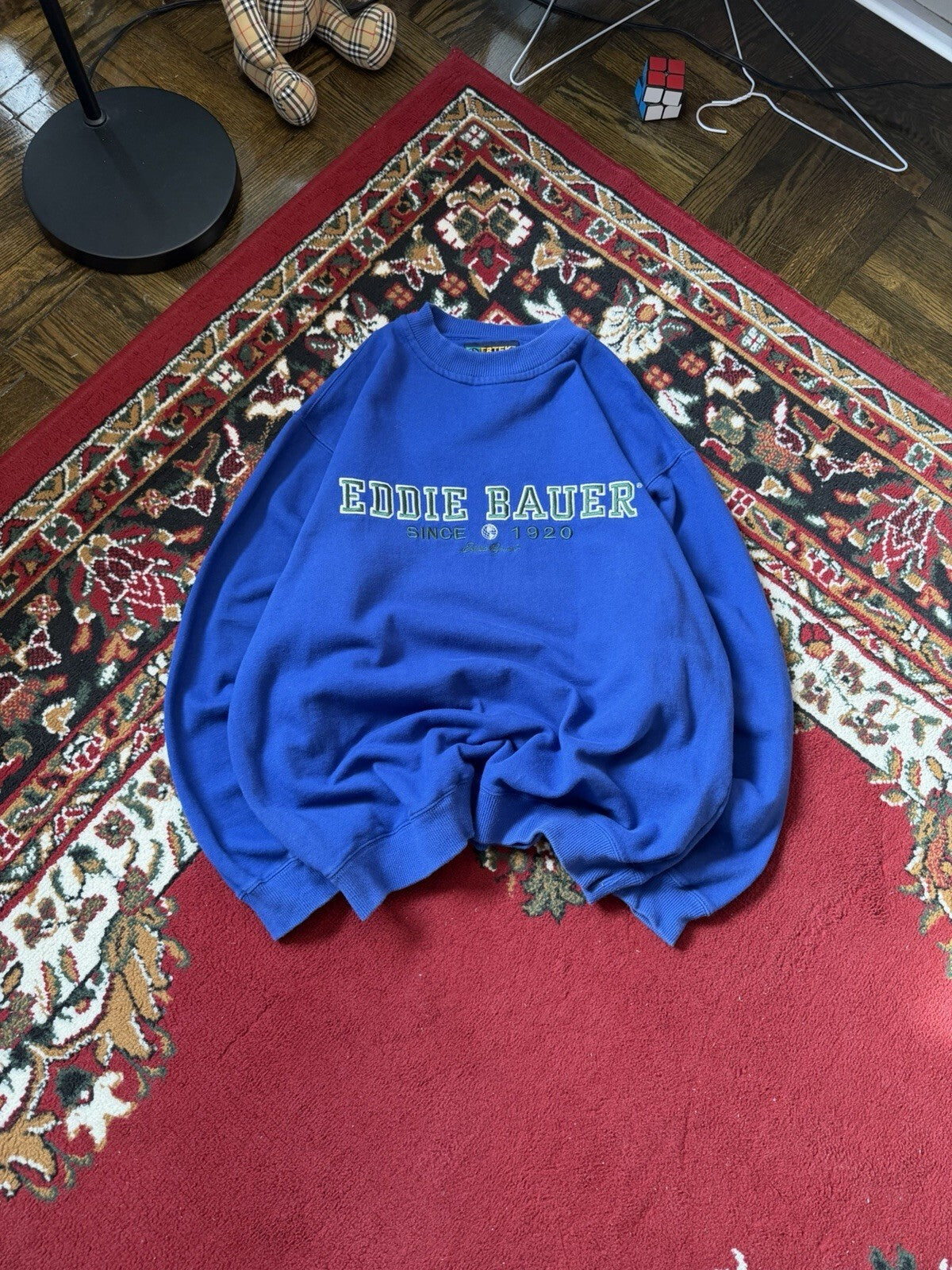 90s Vintage Ebtek Spell Out Logo Eddie Bauer Sweatshirt Crewneck M