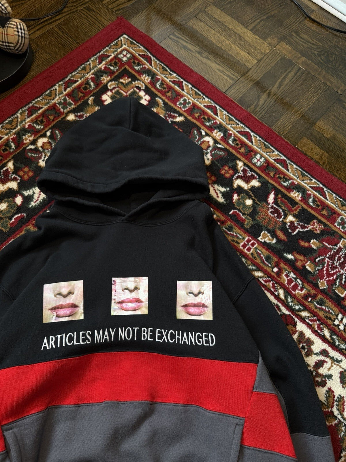 Cav Empt Policy "Articles May Not Be Exchanged" Heavy Hoodie - Size XL