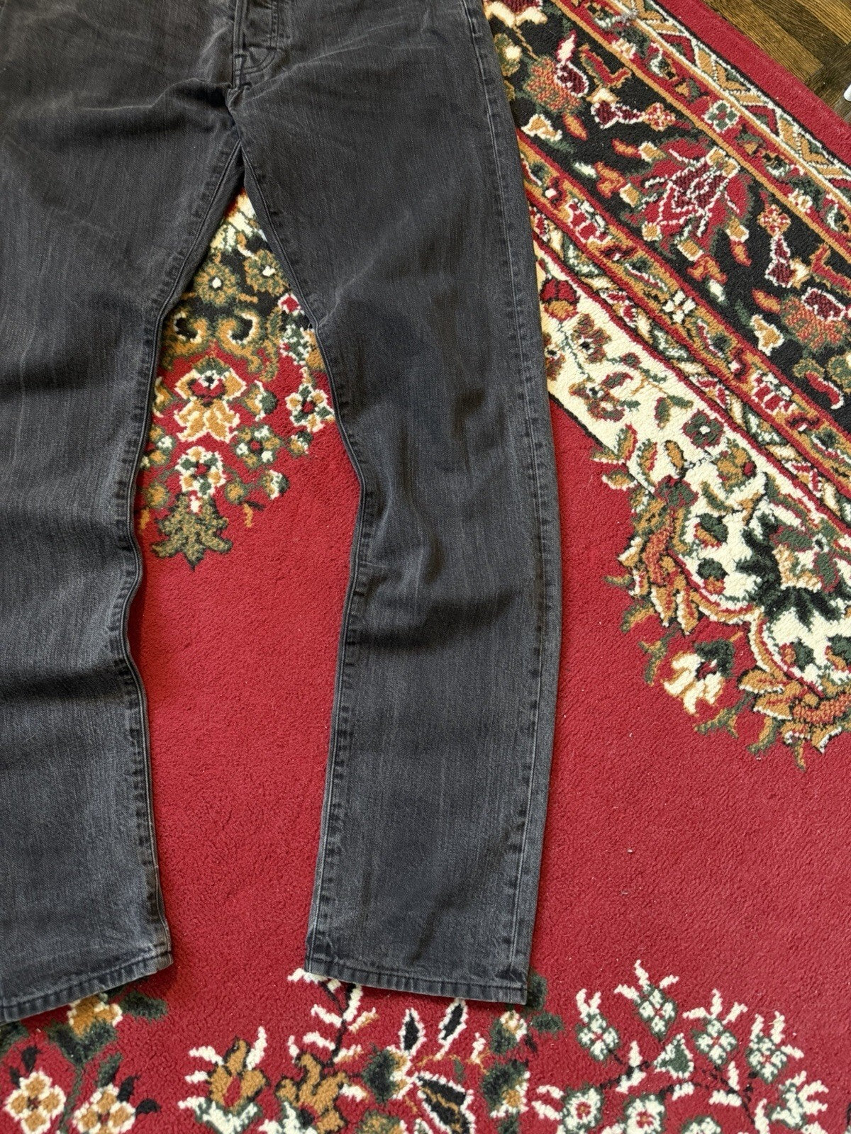 Our Legacy Mens Zero Cut Broken Twill Black Denim Jeans Pants Dark Wash - 33x32