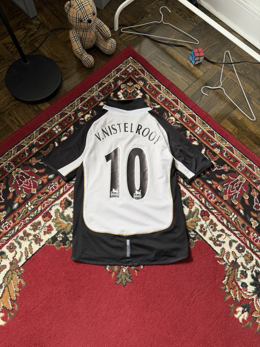 MANCHESTER UNITED 2001 2002 FOOTBALL JERSEY UMBRO REVERSIBLE #10 V.NISTELROY