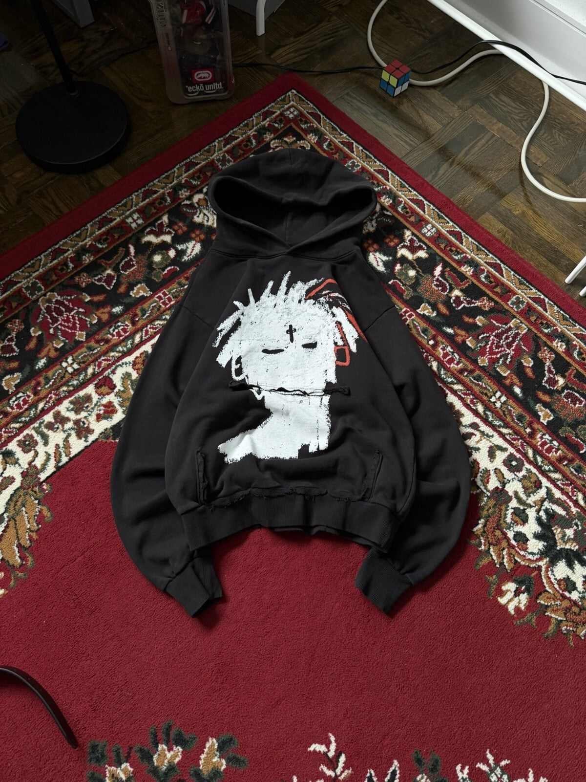 21 Savage American Dream Tour Black Hoodie Dagger Size S