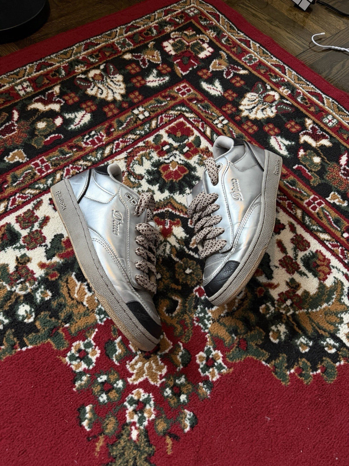 Reebok x Dime Club C Bulc Silver Metallic Rare Limited