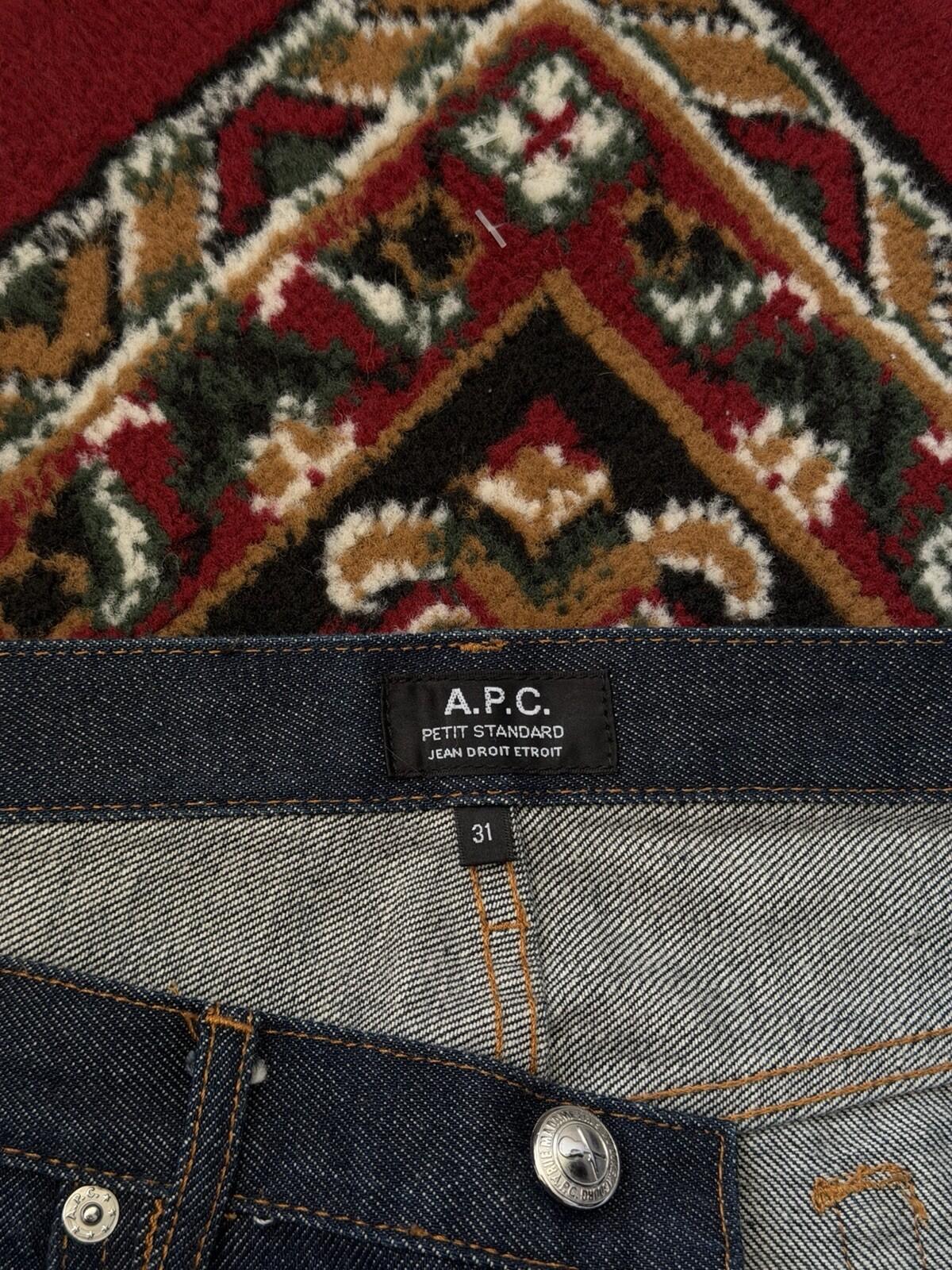 A.P.C. Petite Standard Jean Droit Etroit Size 31 Selvedge Indigo Denim APC