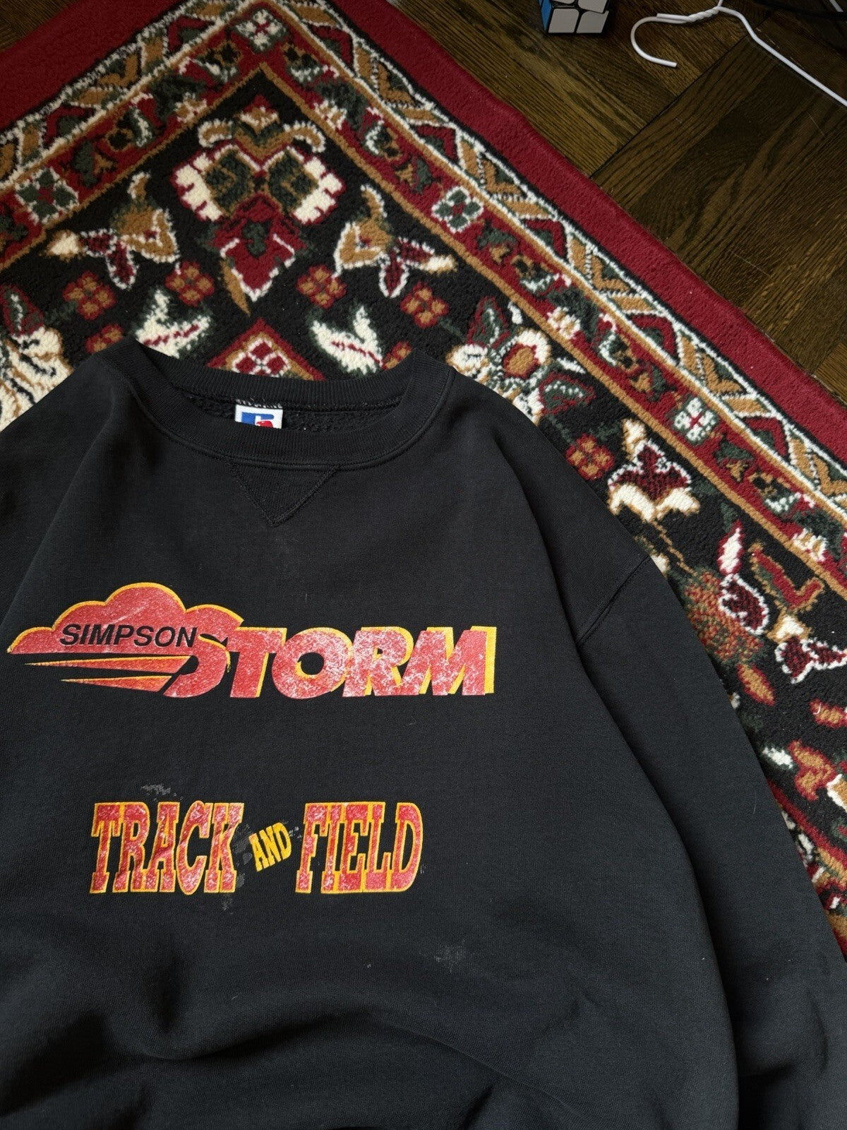 VTG Russell Athletic 90s Simpson Storm Football Sweatshirt Crewneck Pullover