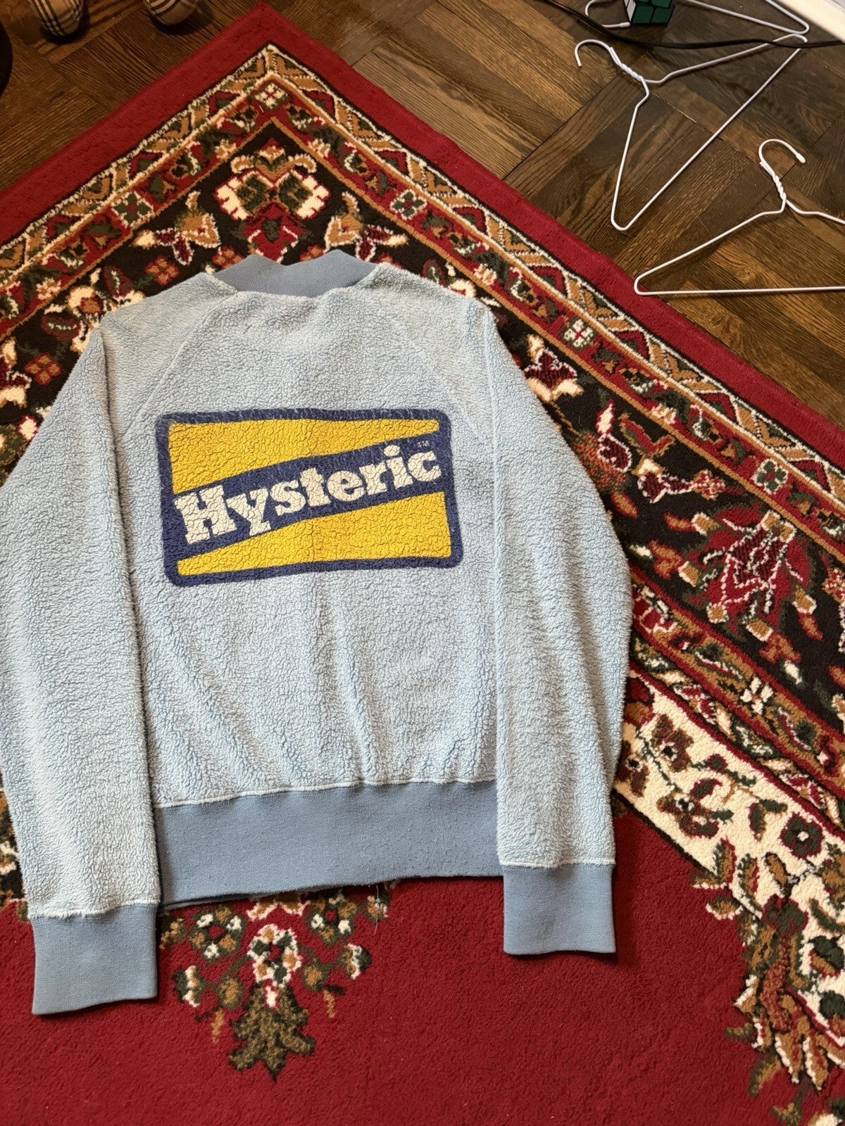 00s Hysteric Glamour Terry Varsity Track Jacket Full Zip Sweater