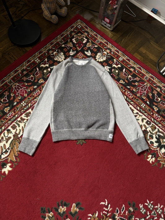 Reigning Champ Fleece Basic Sweatshirt Size XS Mens Gray