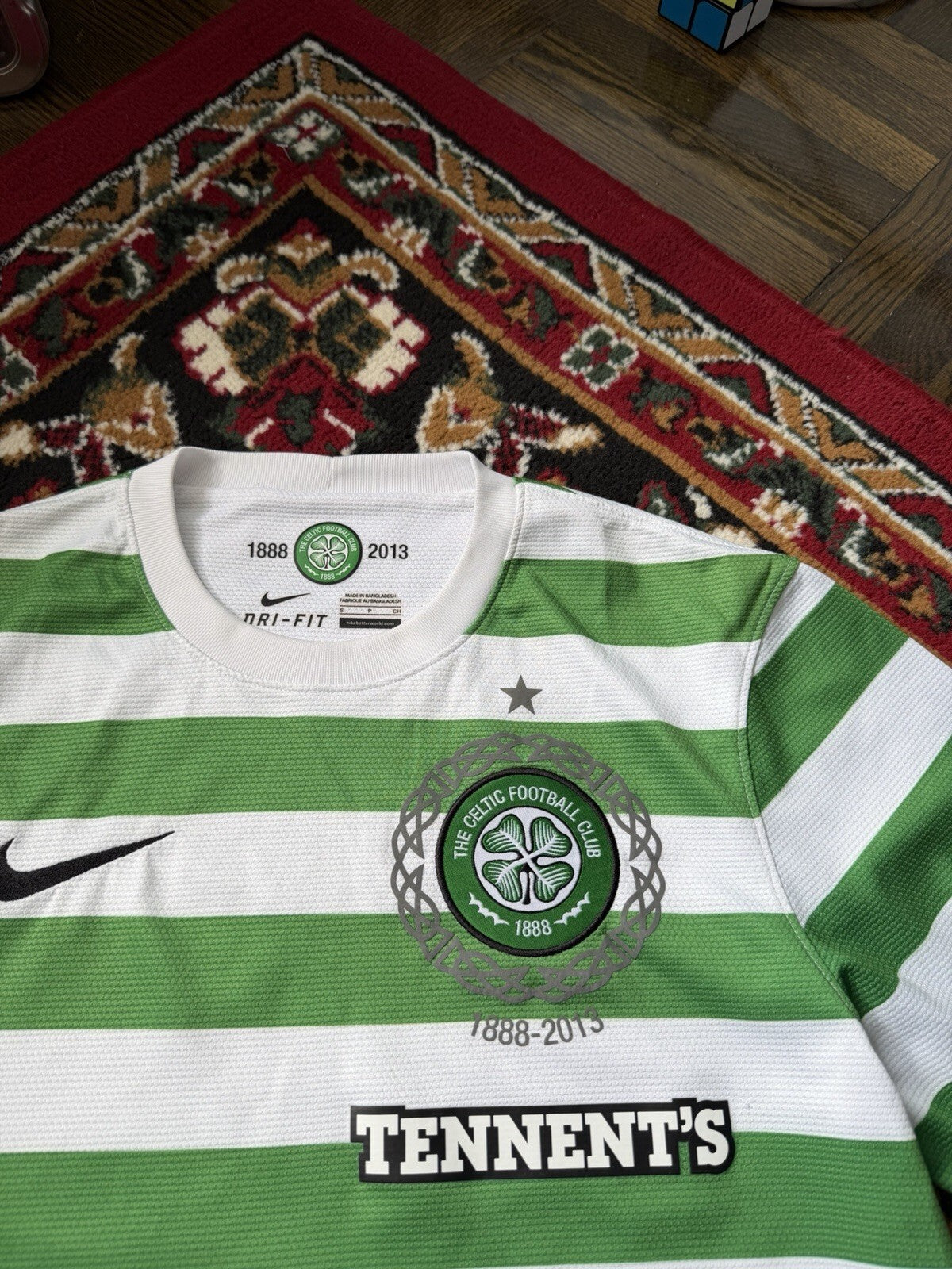 Celtic 2012 2013 Home Shirt Anniversary Football Soccer Jersey Nike Mens Size S