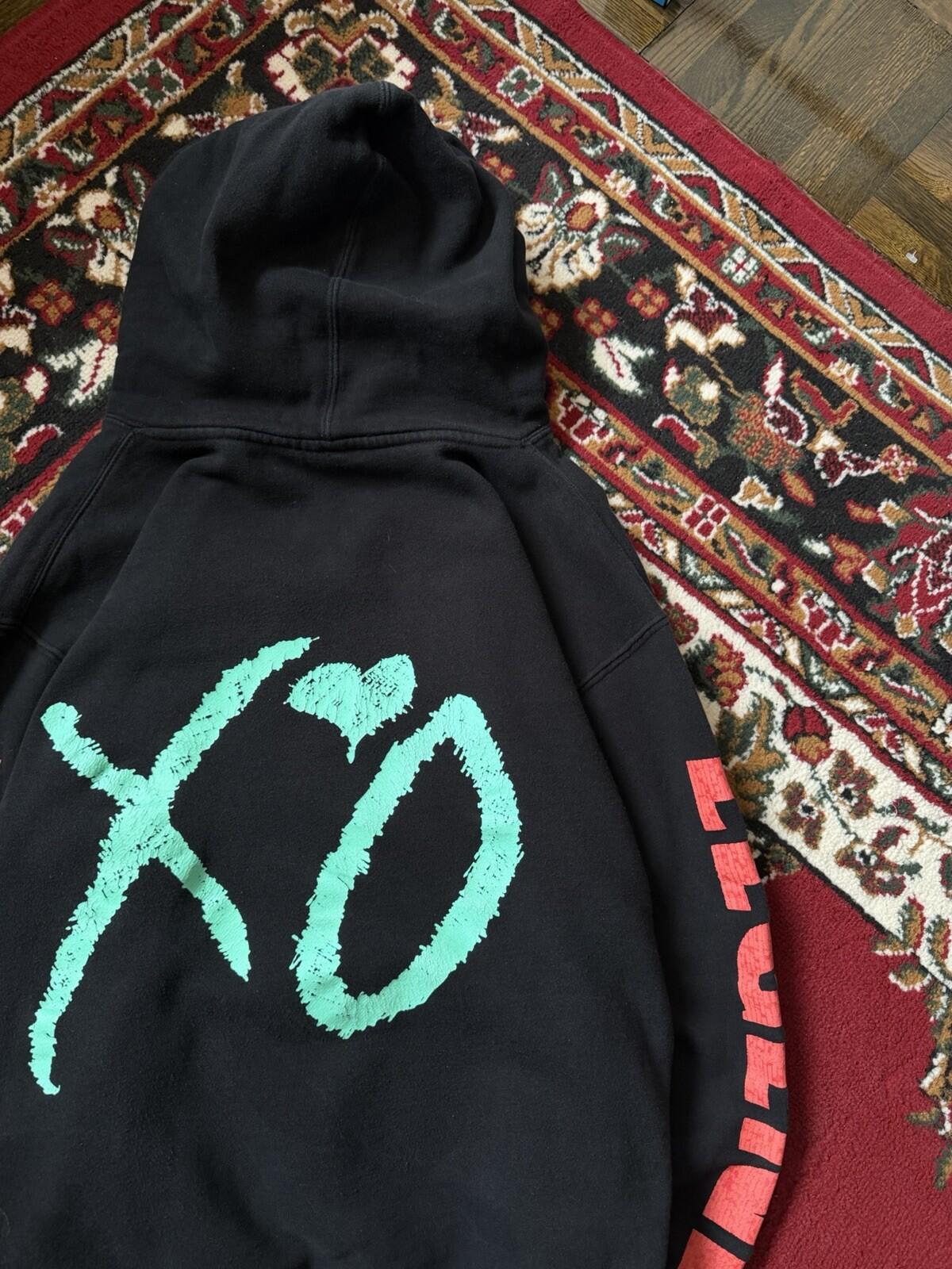 XO The Weeknd Legend Pullover Hoodie Black Unisex M Y2K