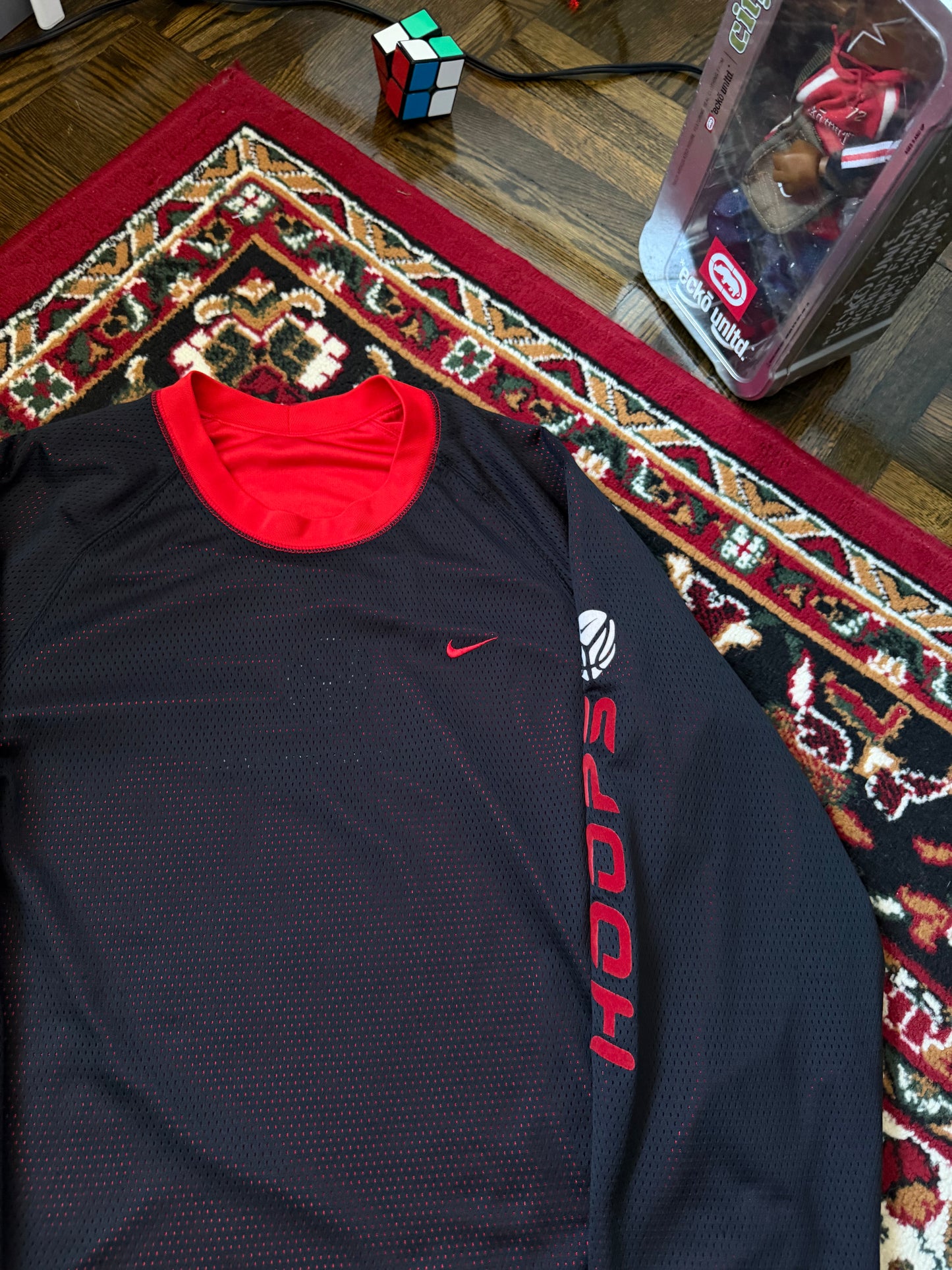 Vintage Nike Basketball Reversible 3/4 Sleeves Shirt Jersey