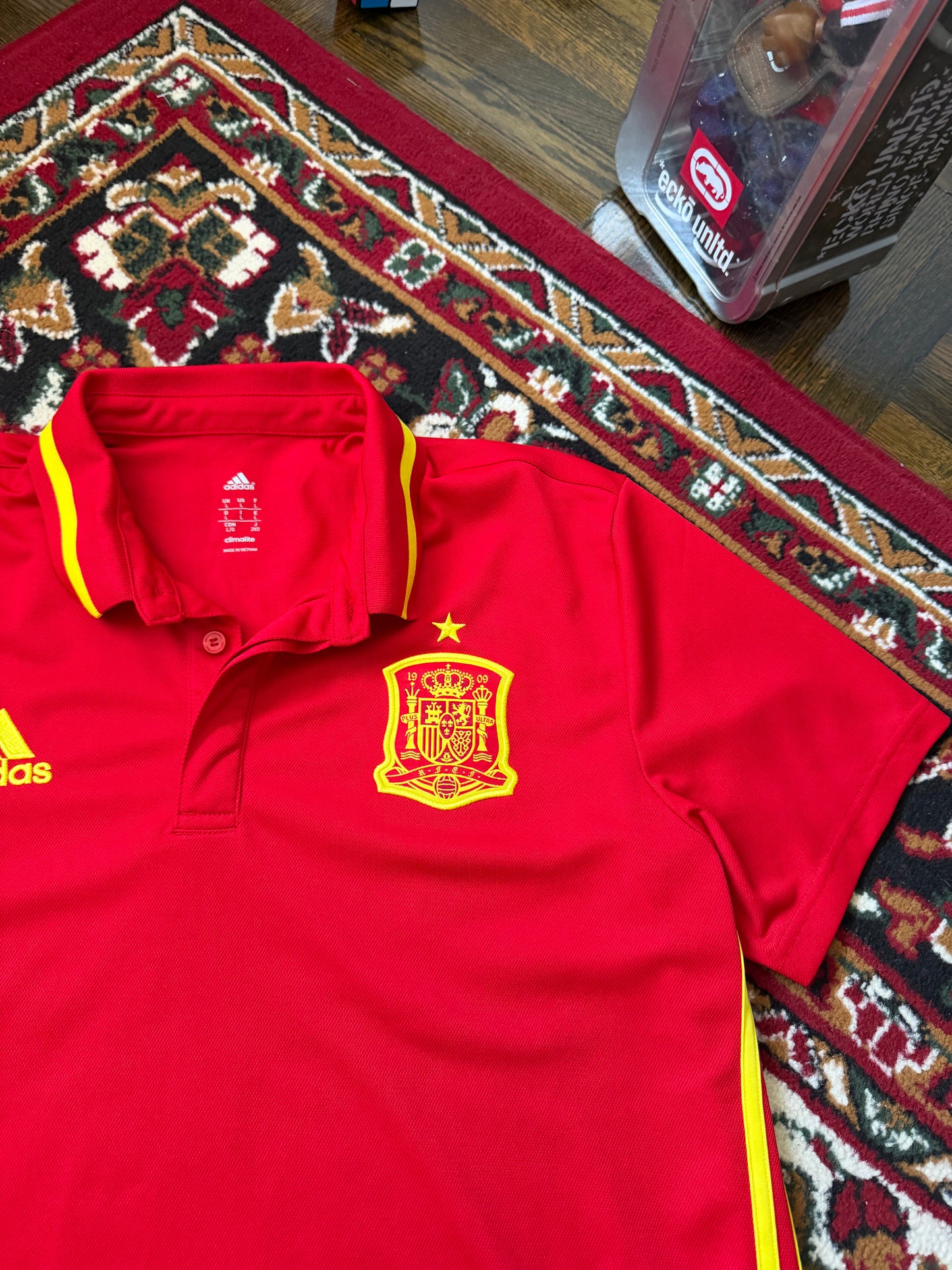 Spain Adidas Football / Soccer Jersey Red