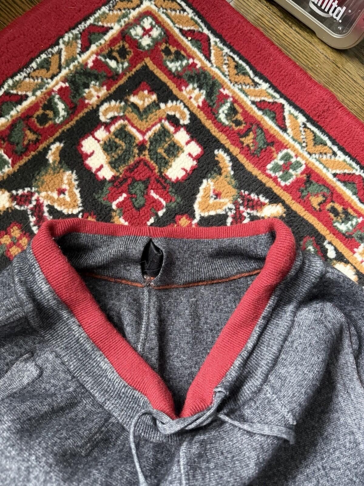 Loro Piana Cashmere Wool Gray Sweatapants Pants