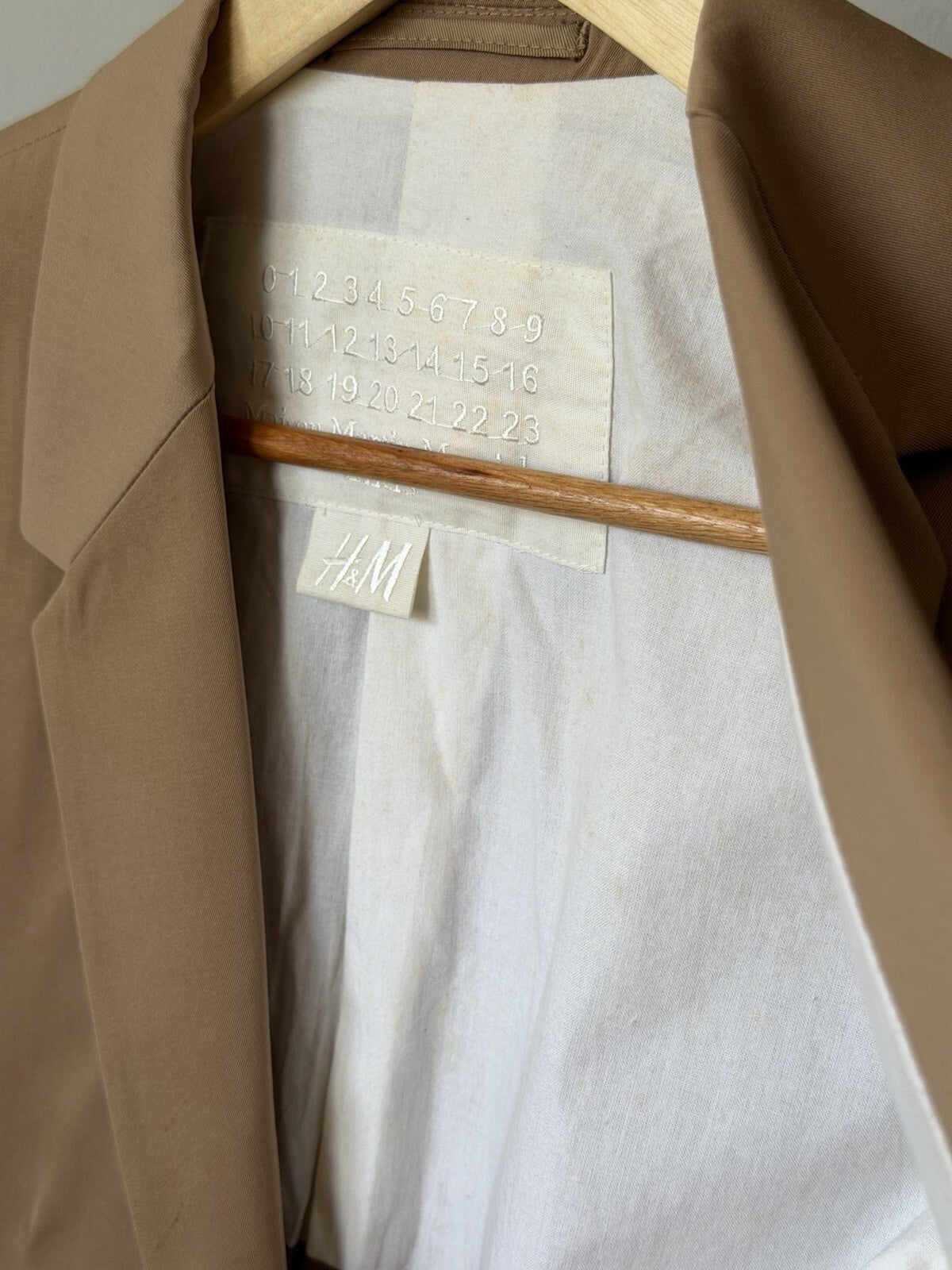 MAISON MARTIN MARGIELA  x Hm One Button Blazer Jacket  US Size 38US/ 48 IT