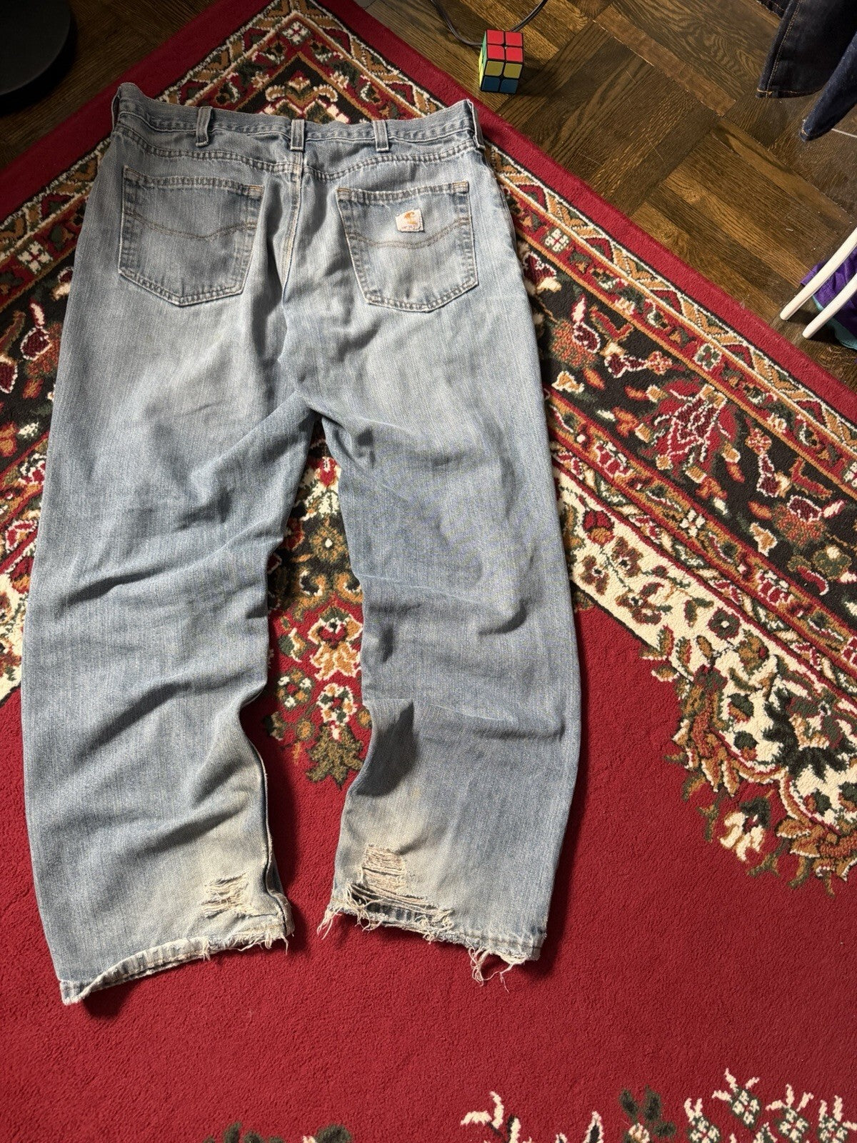 Carhartt Relaxed Fit Vintage Distressed Jeans Size 36x30 Y2K