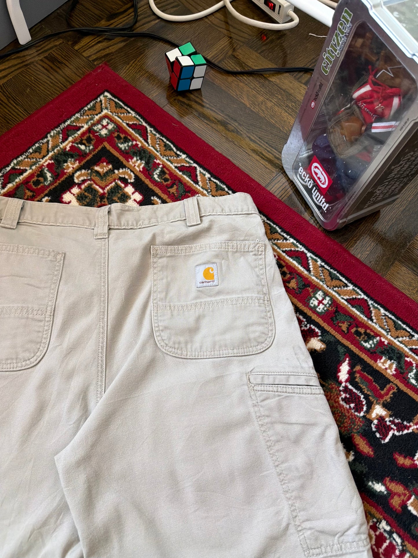 Carhartt Canvas Relaxed Fit Distressed Shorts