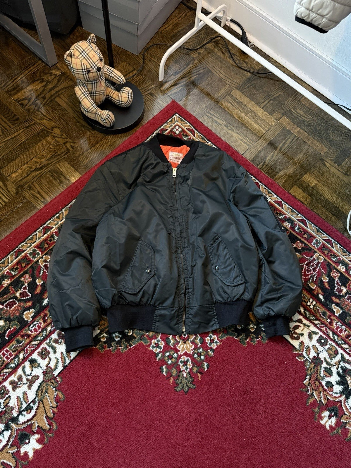 Vintage Military MA1 Bomber Jacket Men’s Size XXL Ideal Reversible