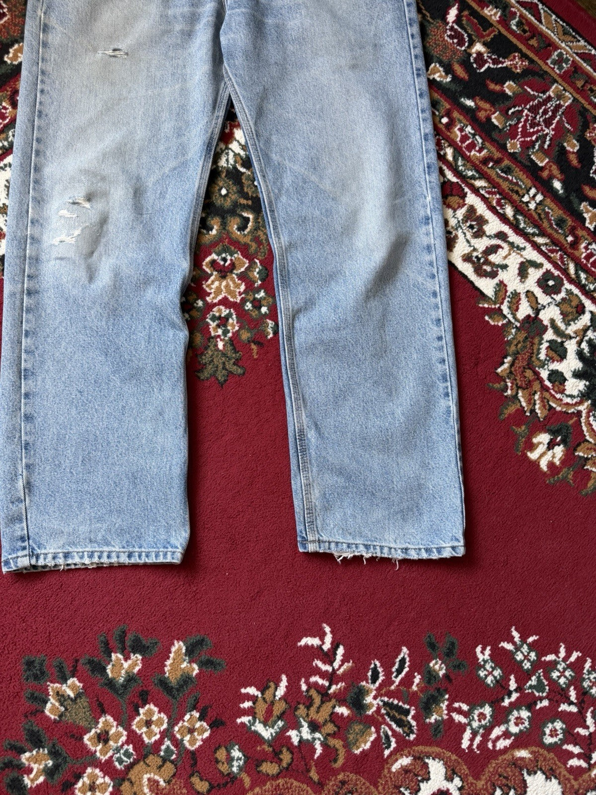 Vintage Carhartt Jeans Mens B480 DPS Denim Tradinional Fit Workwear
