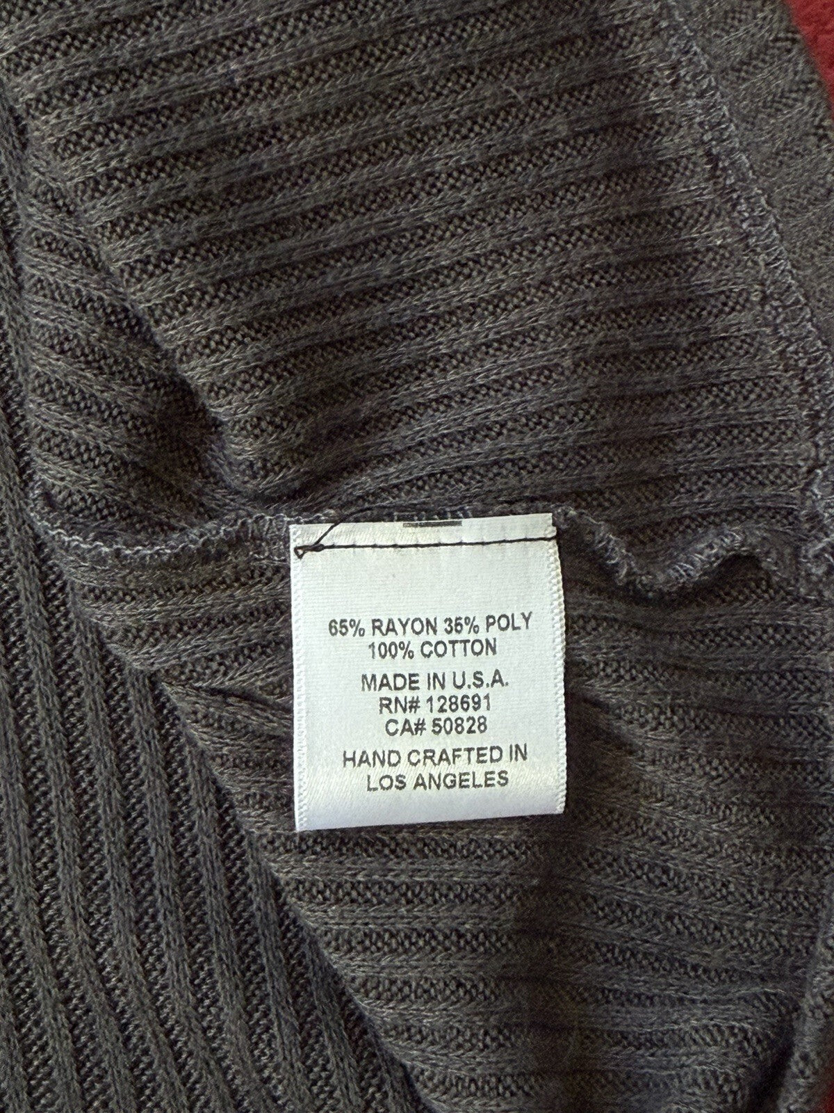 Salvage Sweatshirt Mens Medium Gray Sweater Grunge Y2K Hand Crafted in LA
