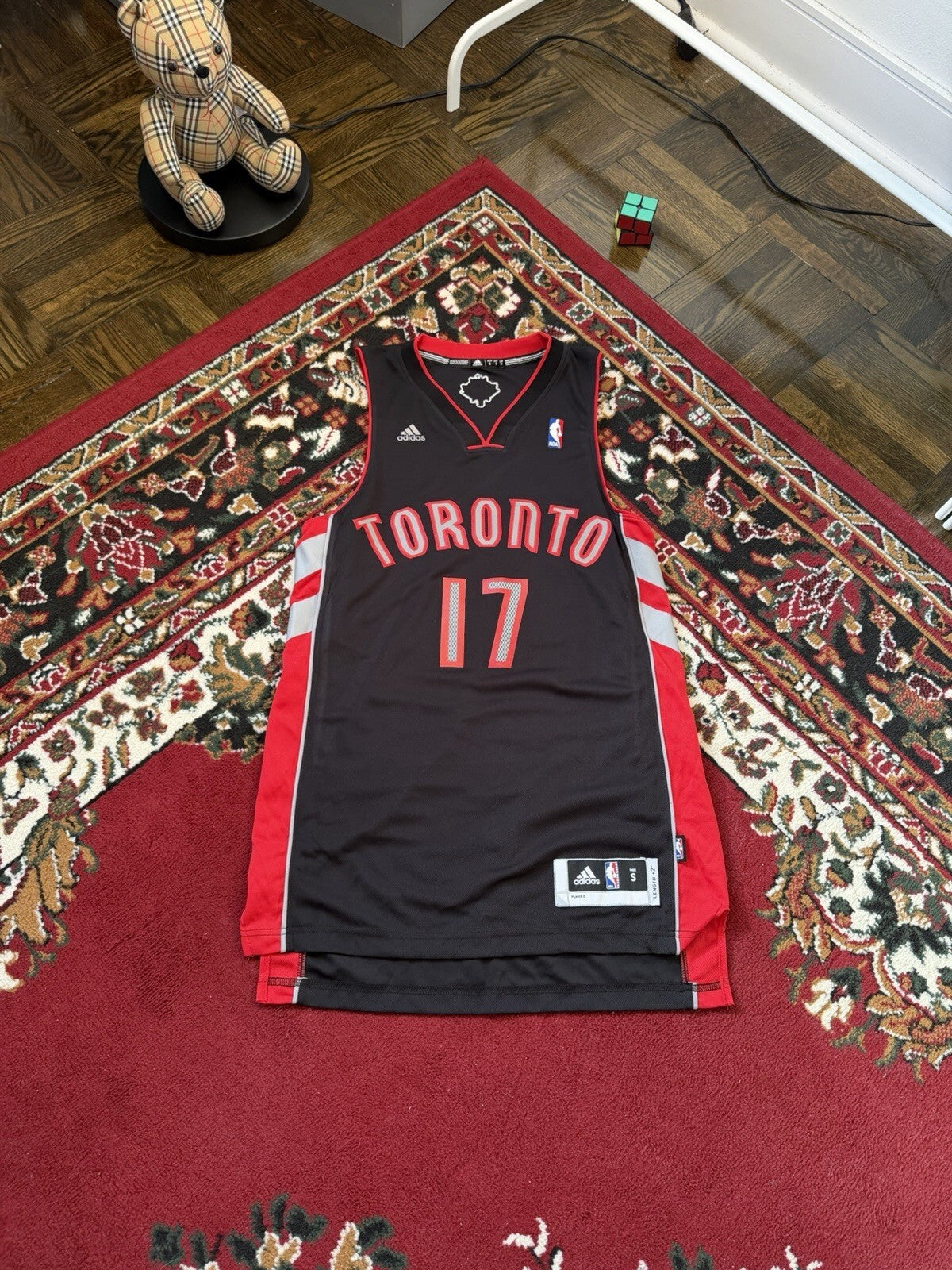 Jonas Valanciunas Signed Autograph Toronto Raptors Jersey NBA Canada Nuggets
