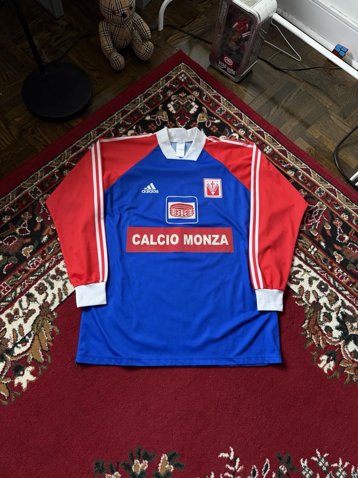 Vintage Monza Calcio Topic 1998/1999 Adidas Football Shirt Jersey Match Worn