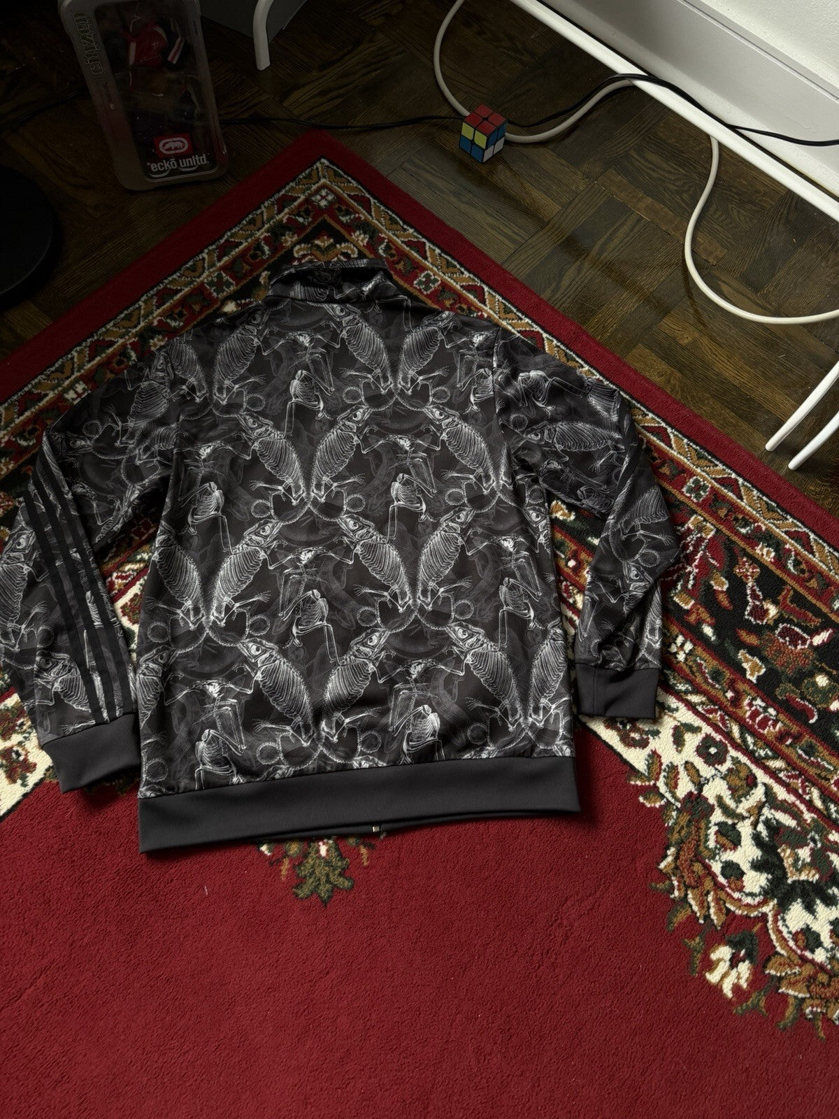 Adidas Originals x Carnovsky RGB Сhameleon X-ray Skeleton Track Jacket Size M