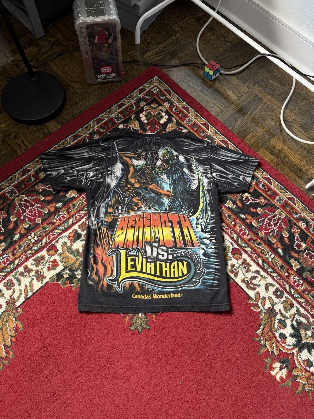 Canada’s Wonderland Theme Park T Shirt Adult Mens Sz M Behemoth & Leviathan Tee