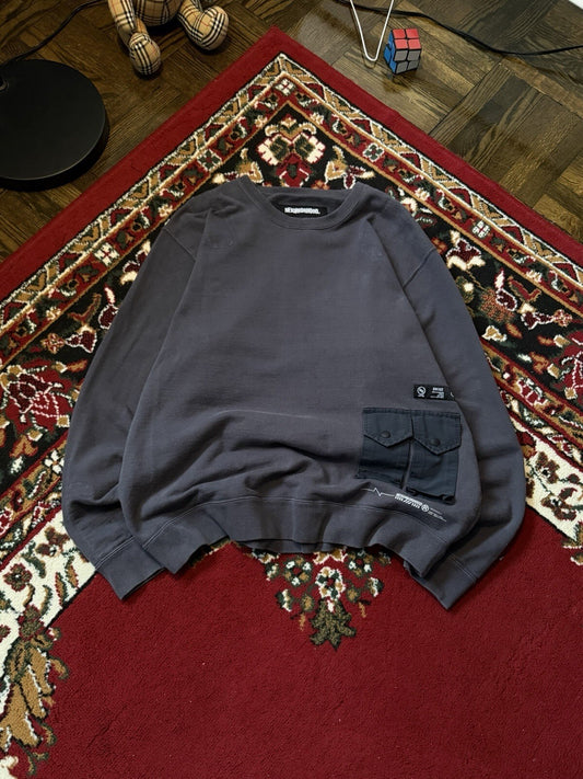 Neighborhood Japan Light-S Cargo Pockets Sweatshirt Size M Made In Japan
