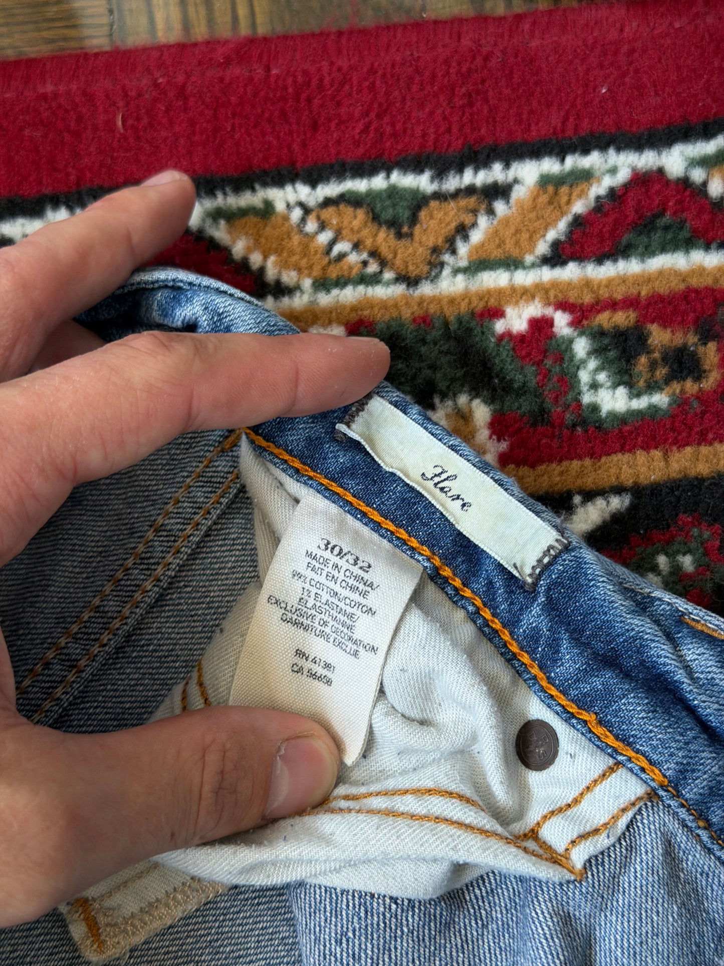 Ralph Lauren Denim & Supply Distressed Flare Jeans Womens