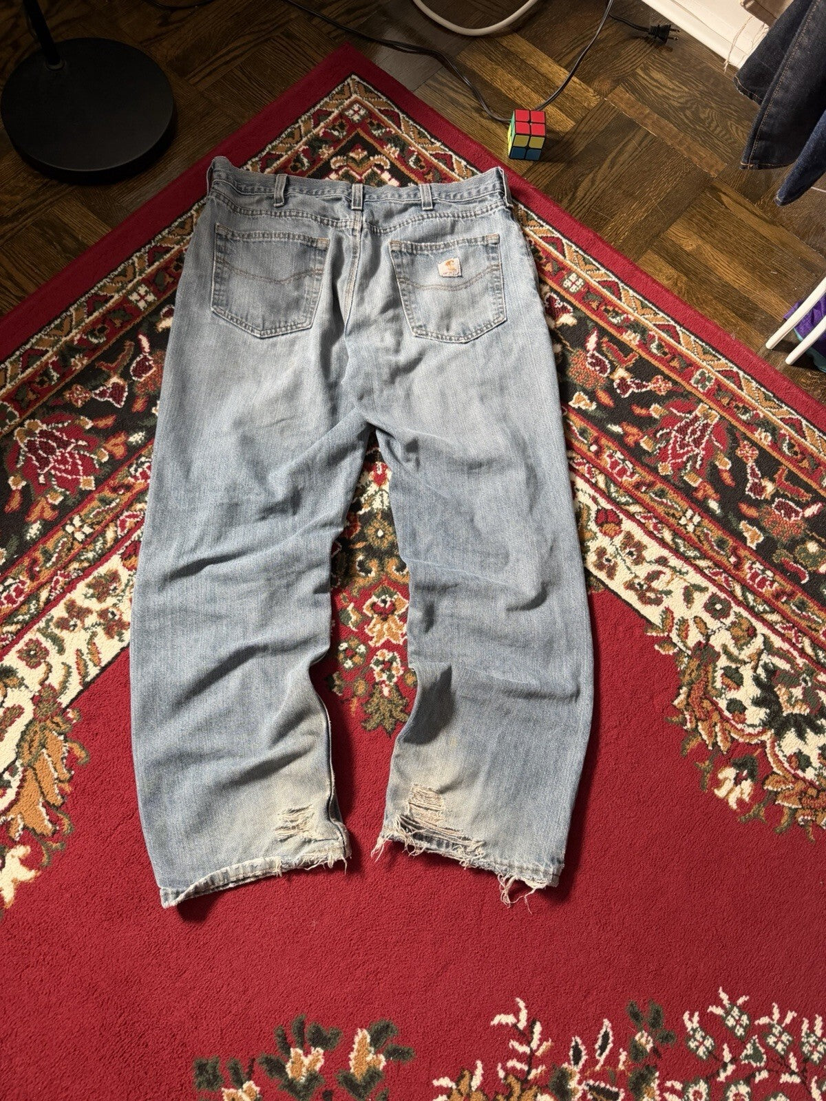 Carhartt Relaxed Fit Vintage Distressed Jeans Size 36x30 Y2K