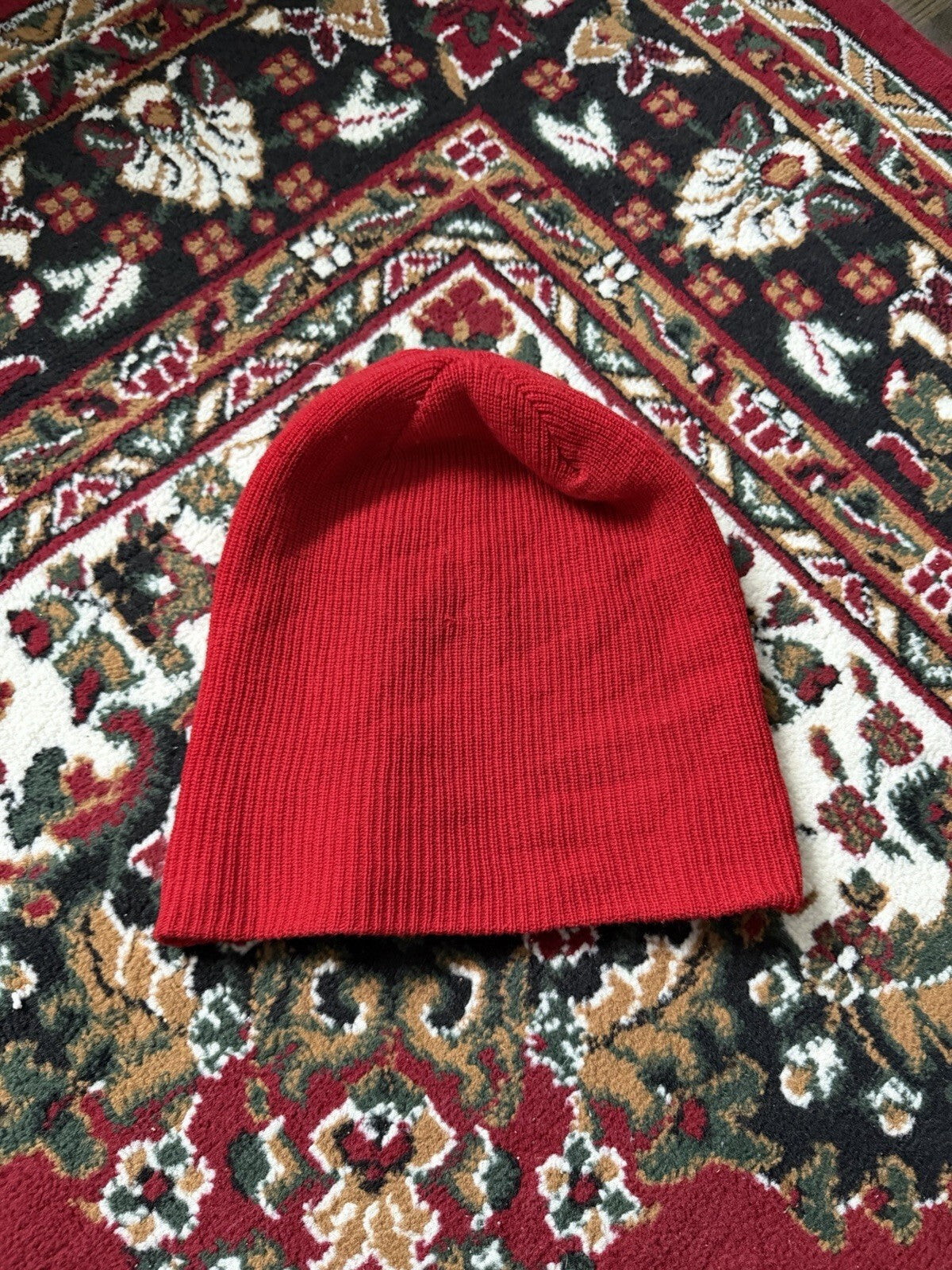 Canada Goose Red Standard Classic Badge Toque Beanie