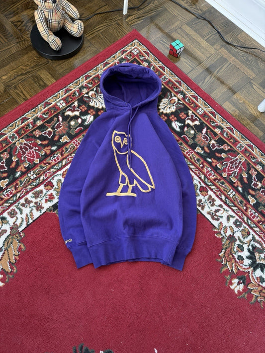 Octobers Very Own OG Purple & Gold Owl Hoodie Drake OVO READ DESCRIPTION