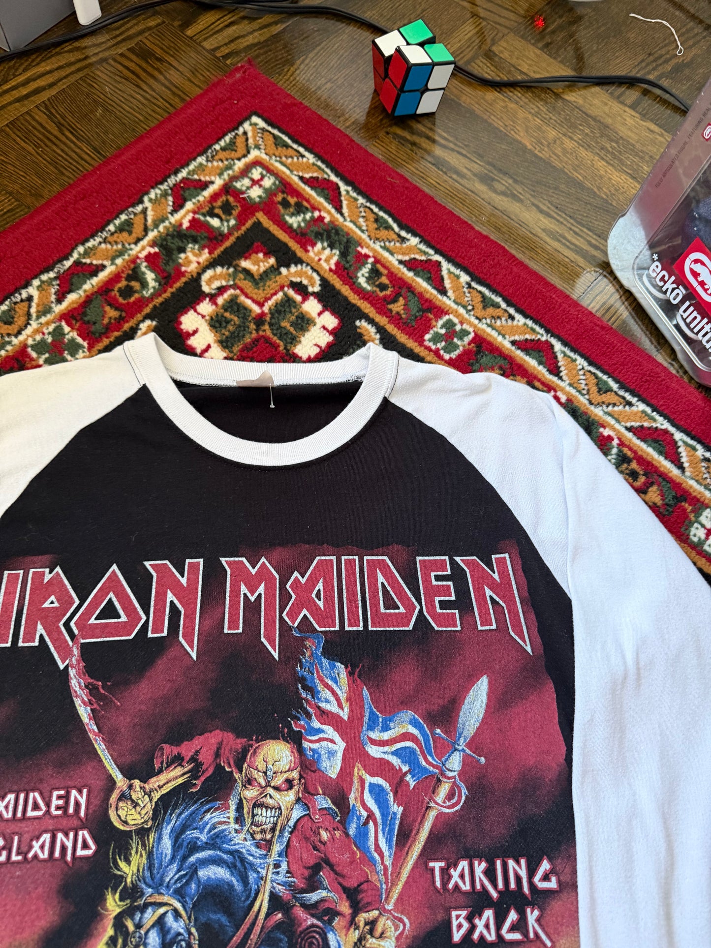 Iron Maiden 3/4 Sleeves Double Sided Tour Tee T-shrit