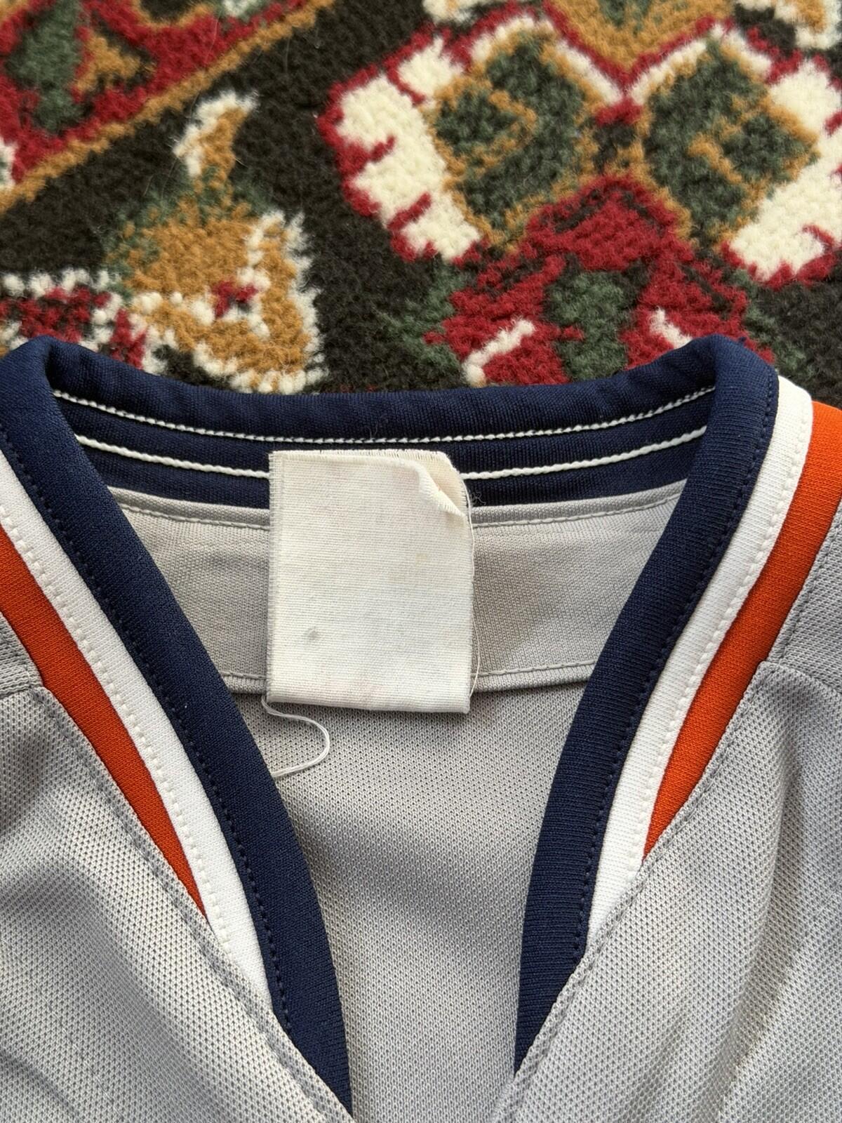 Vintage 80s CCM Detroit Tigers Jersey XXL Gray Road Script MLB Sewn 90s
