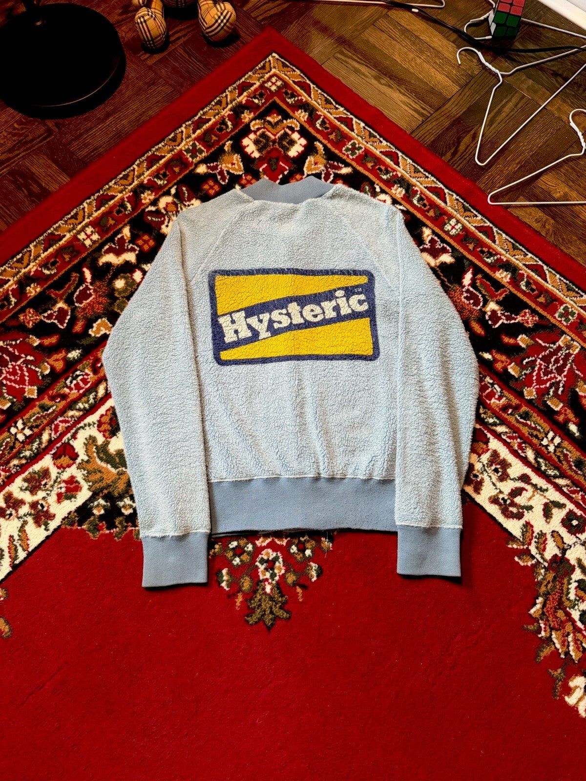 00s Hysteric Glamour Terry Varsity Track Jacket Full Zip Sweater