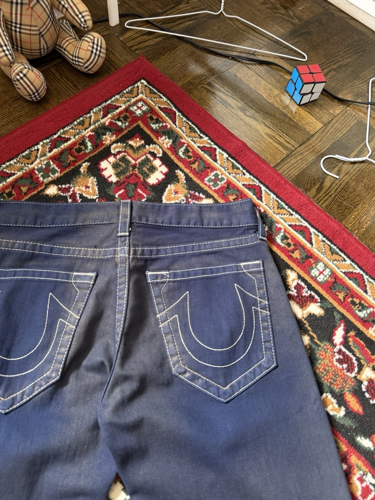 Vintage True Religion Jackson Pants Men Size 32 Blue 90s Y2K