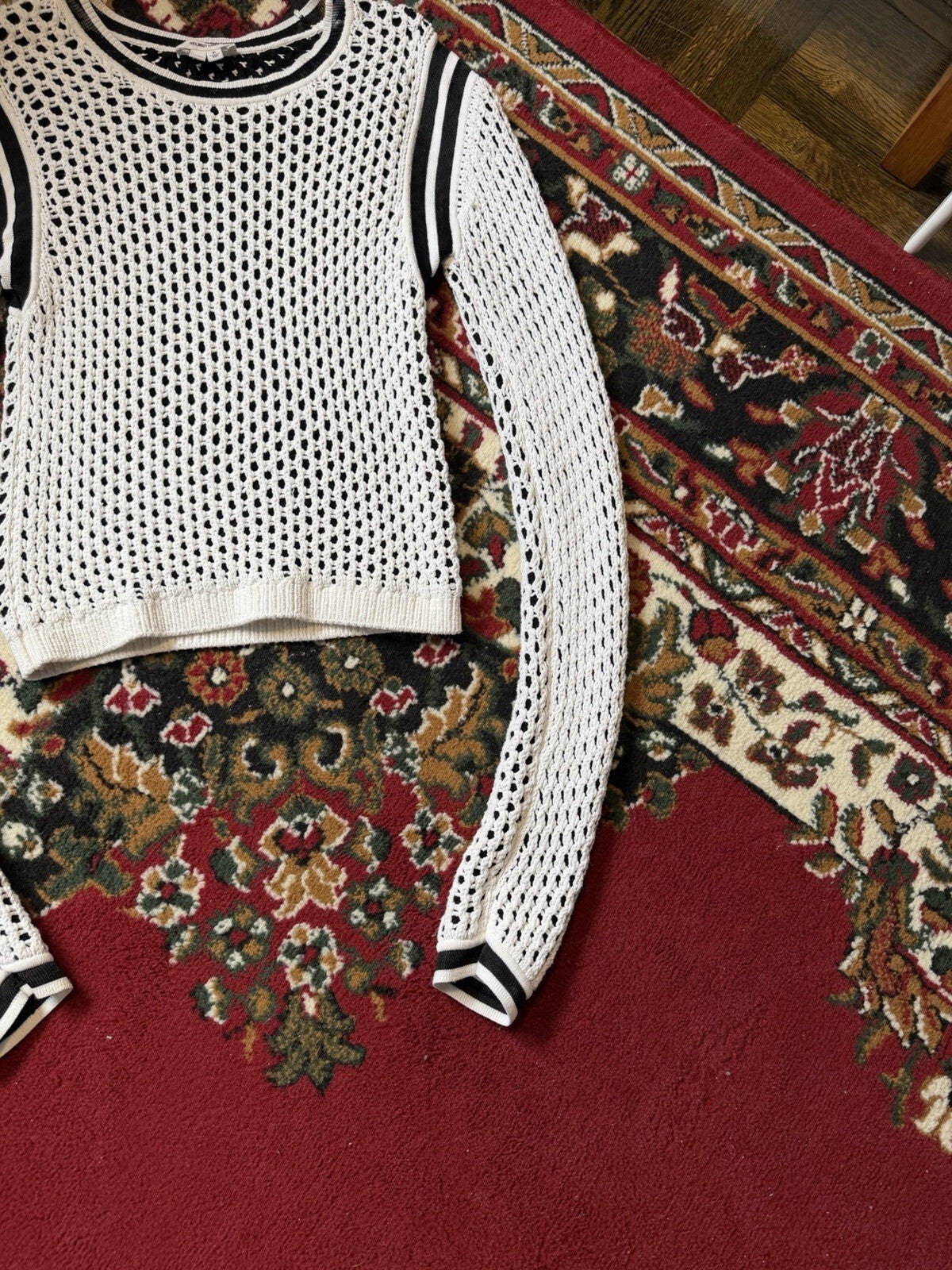 Helmut Lang Waffle Knitted Sweater Size S Unisex