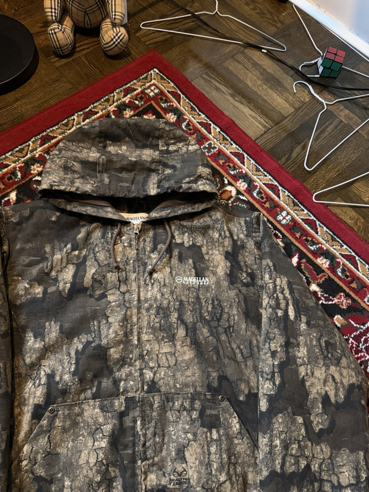 Magellan Outdoors Realtree Camo Full Zip Hooded Active Jacket Carhartt