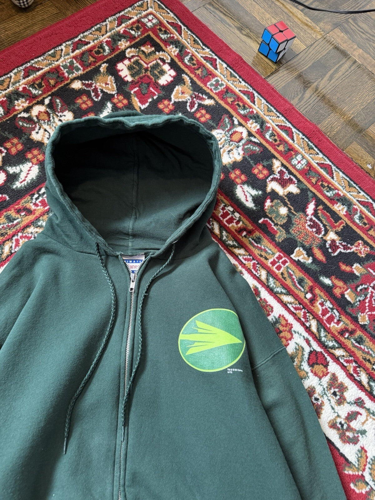 DC Comics Green Arrow Hoodie Full Zipper Vintage M (38-40)