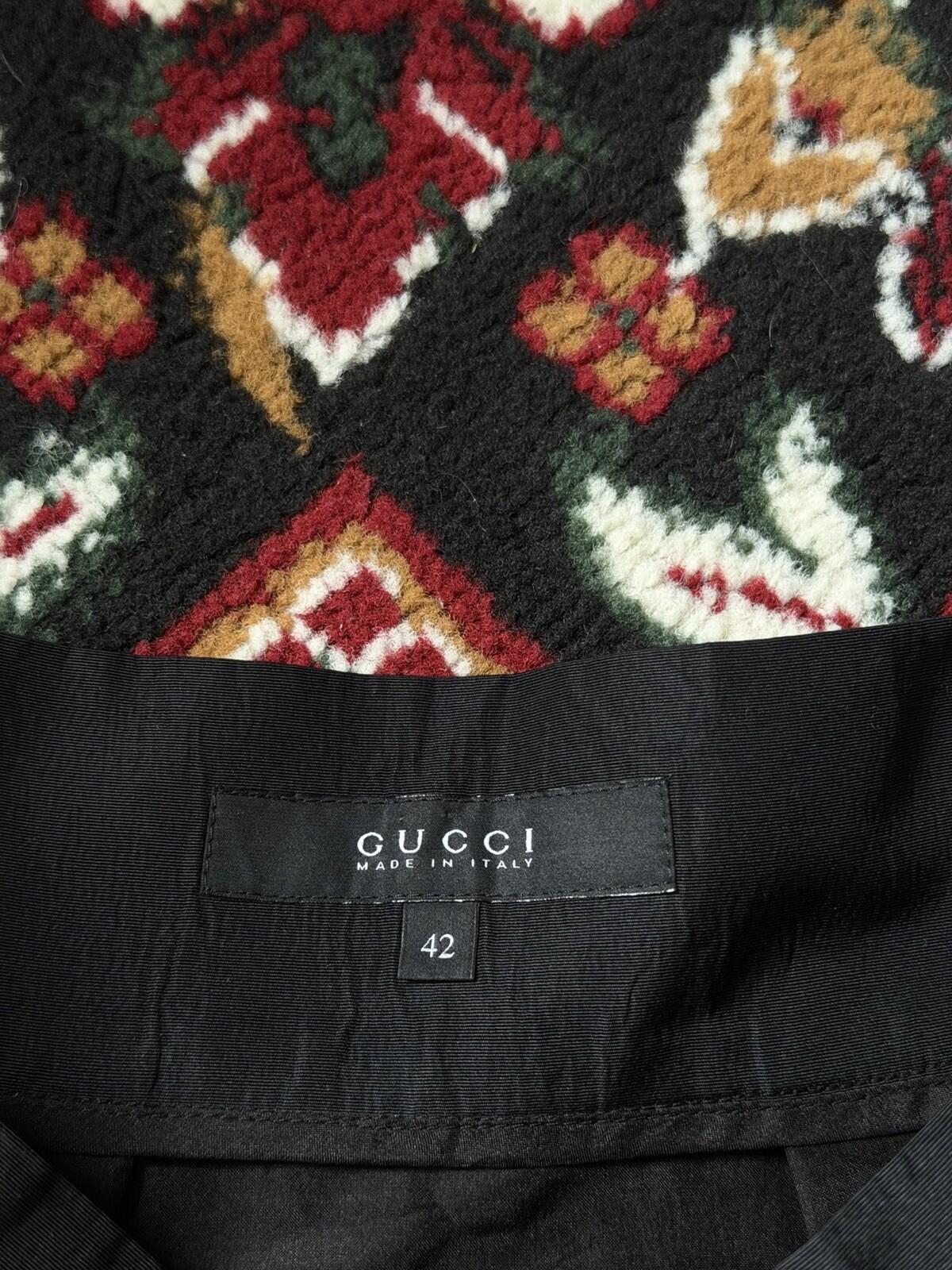 00s Gucci Seta Silk Nylon Skirt Size 42