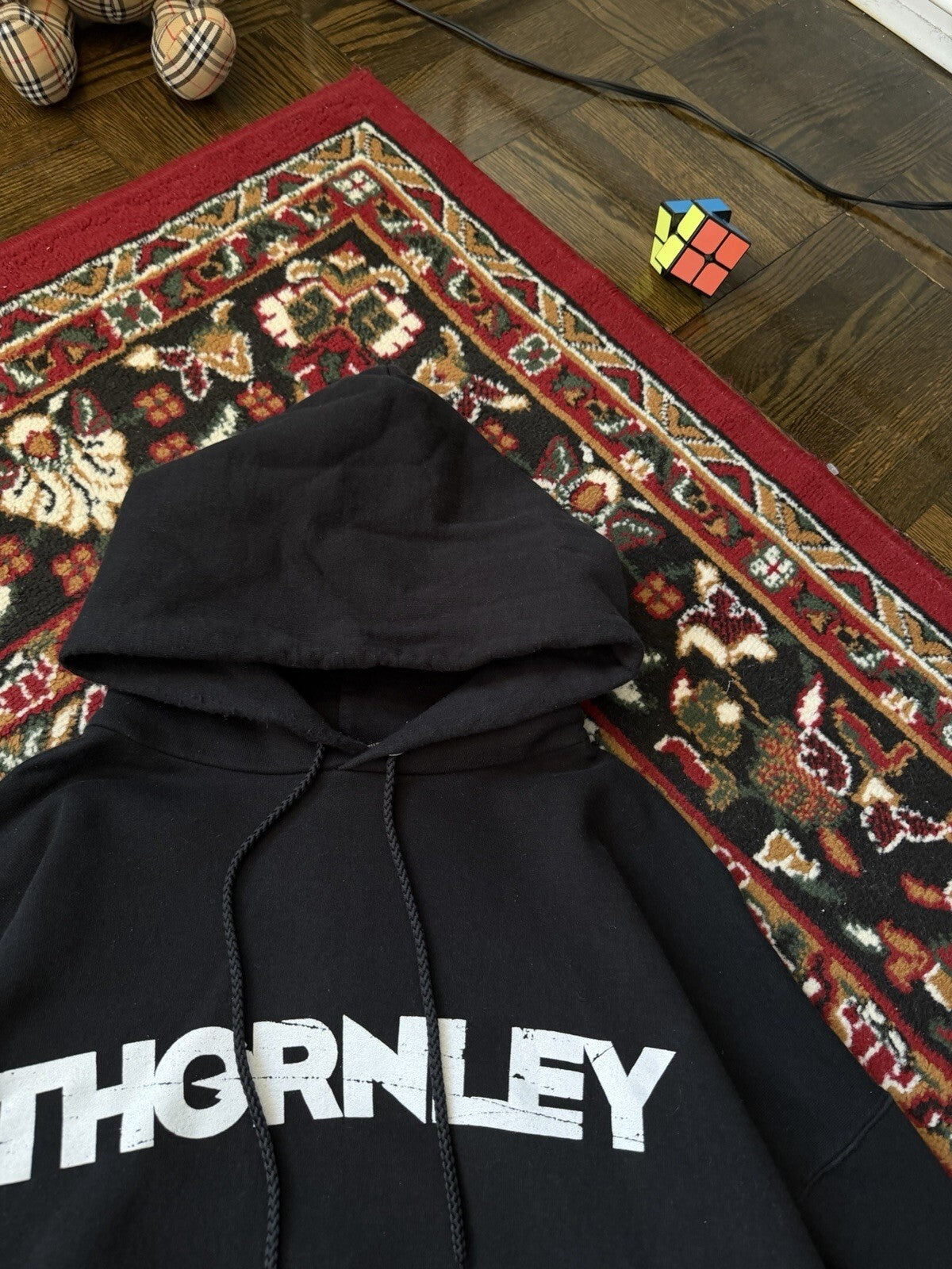90s Thornley Double Sided Logo Hoodie Vintage Concert Tour