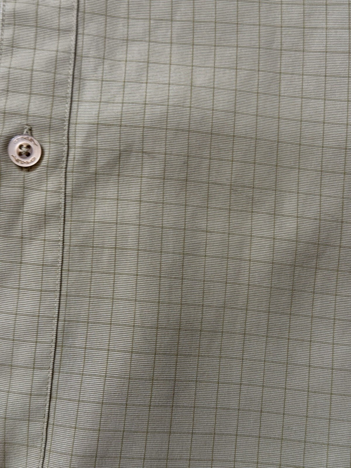 Vintage Oakley Shirt 3D Metal Logo Geometric Short Sleeve Button Up Mens L Y2K